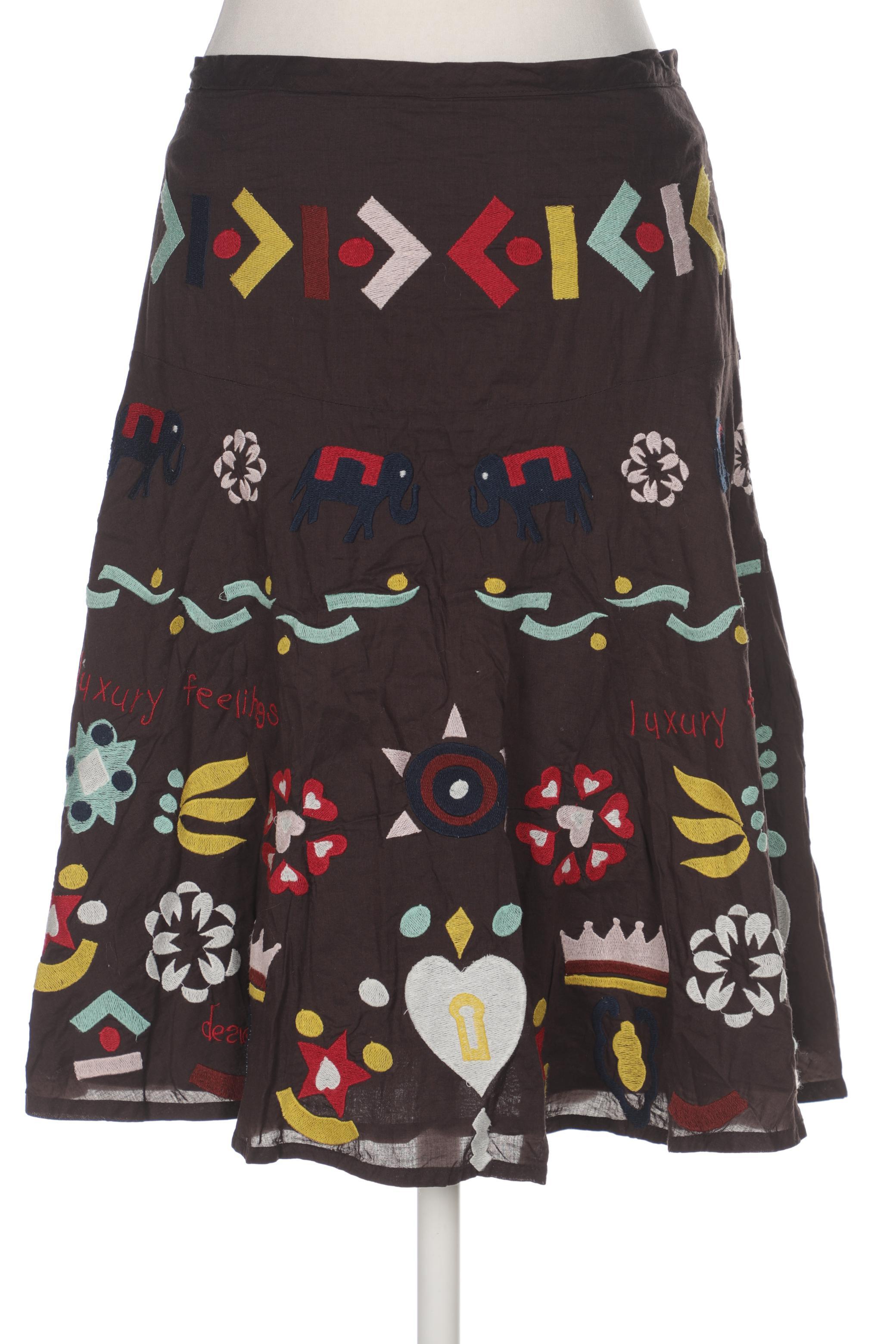 

Desigual Damen Rock, braun, Gr. 38