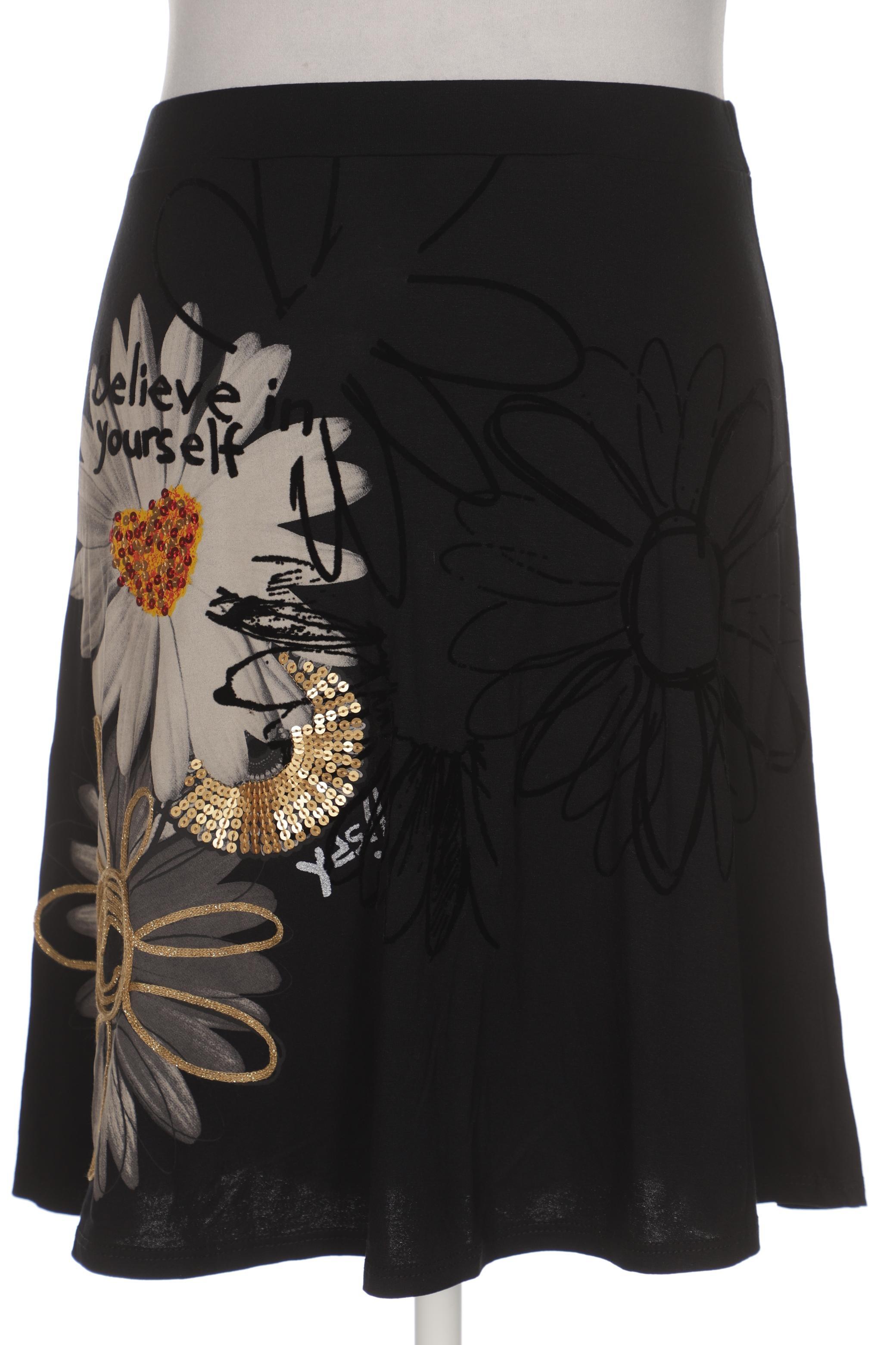 

Desigual Damen Rock, schwarz, Gr. 42