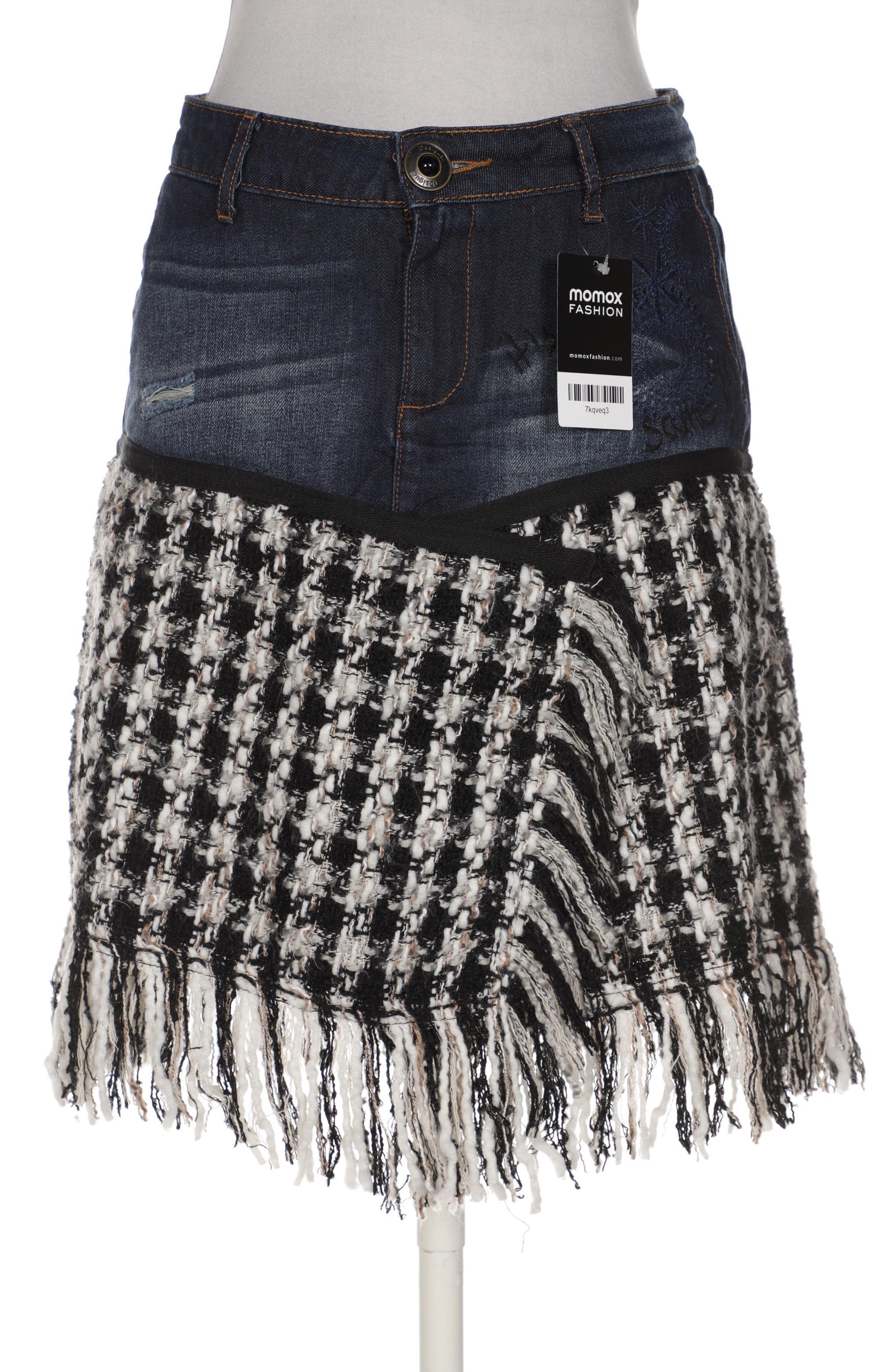 

Desigual Damen Rock, marineblau, Gr. 40