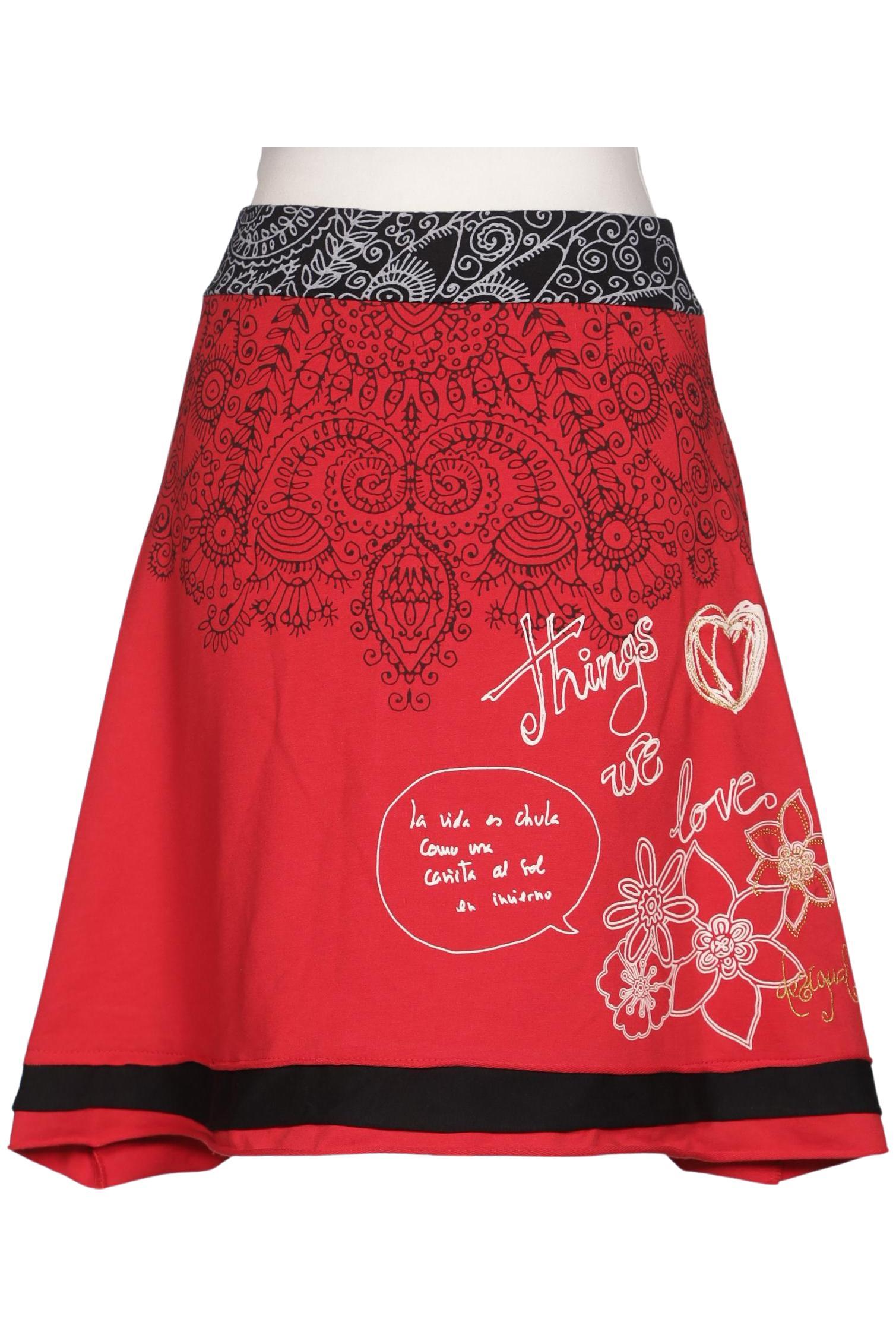 

Desigual Damen Rock, rot, Gr. 38