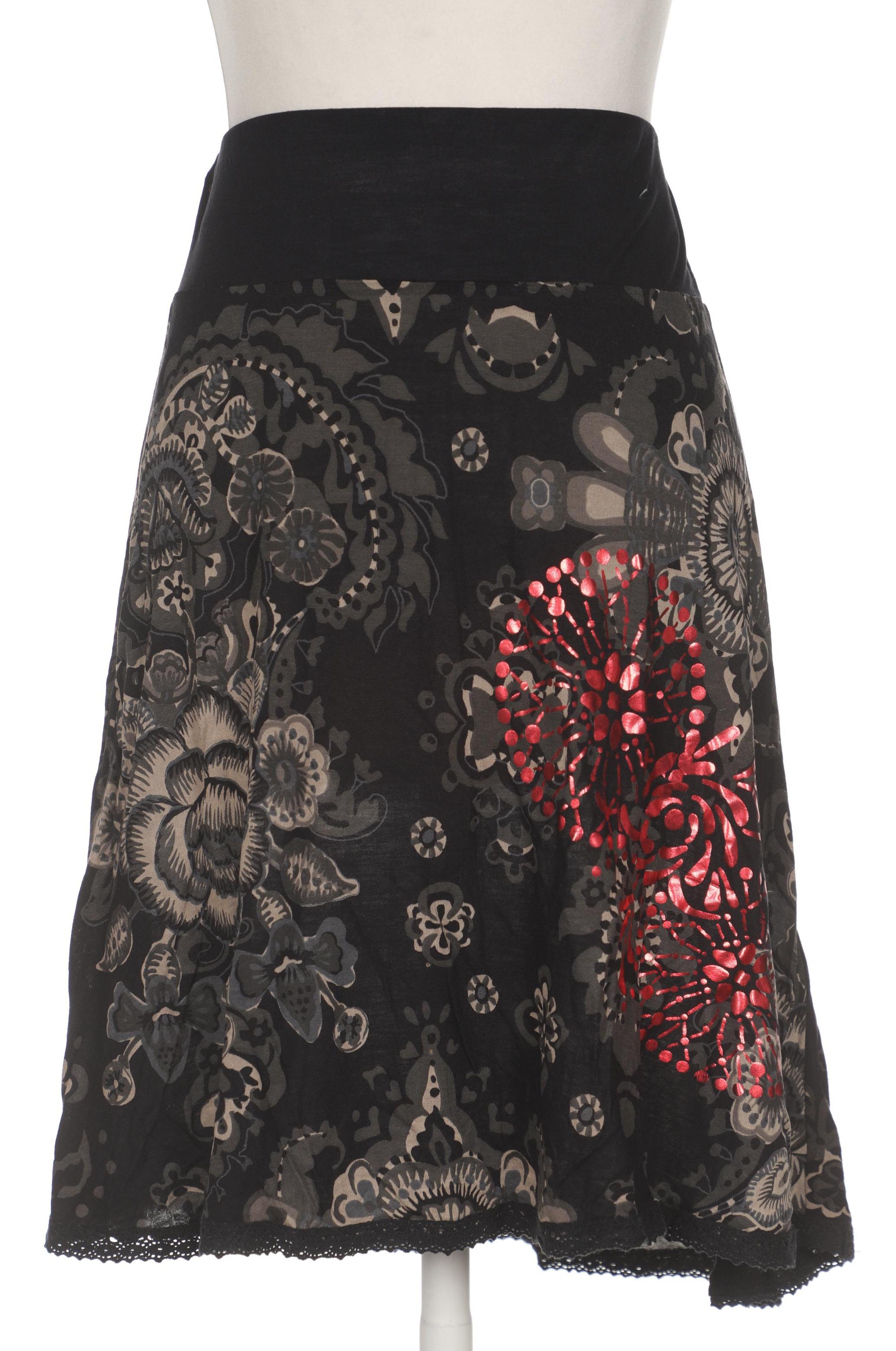 

Desigual Damen Rock, schwarz, Gr. 36
