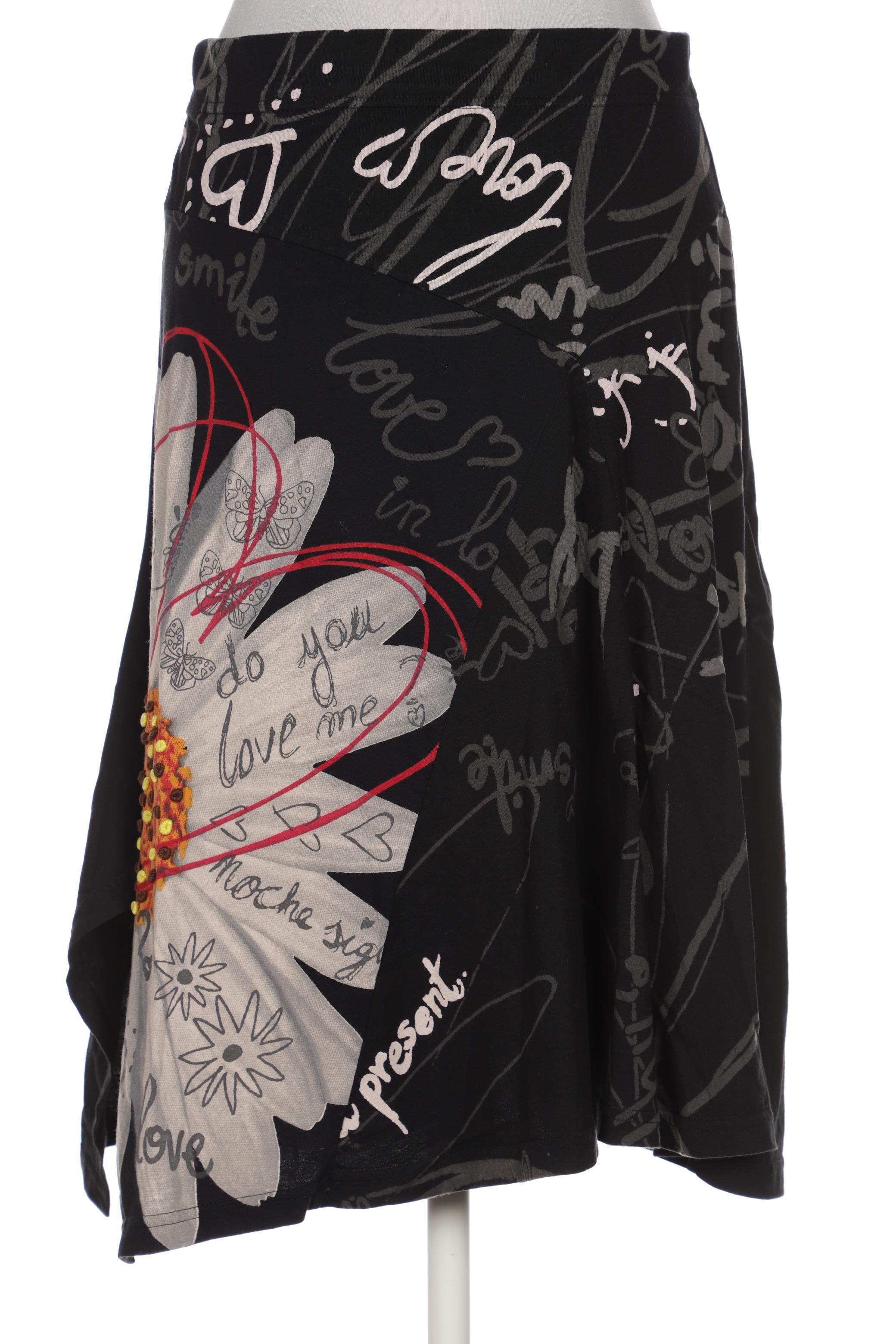 

Desigual Damen Rock, schwarz, Gr. 38