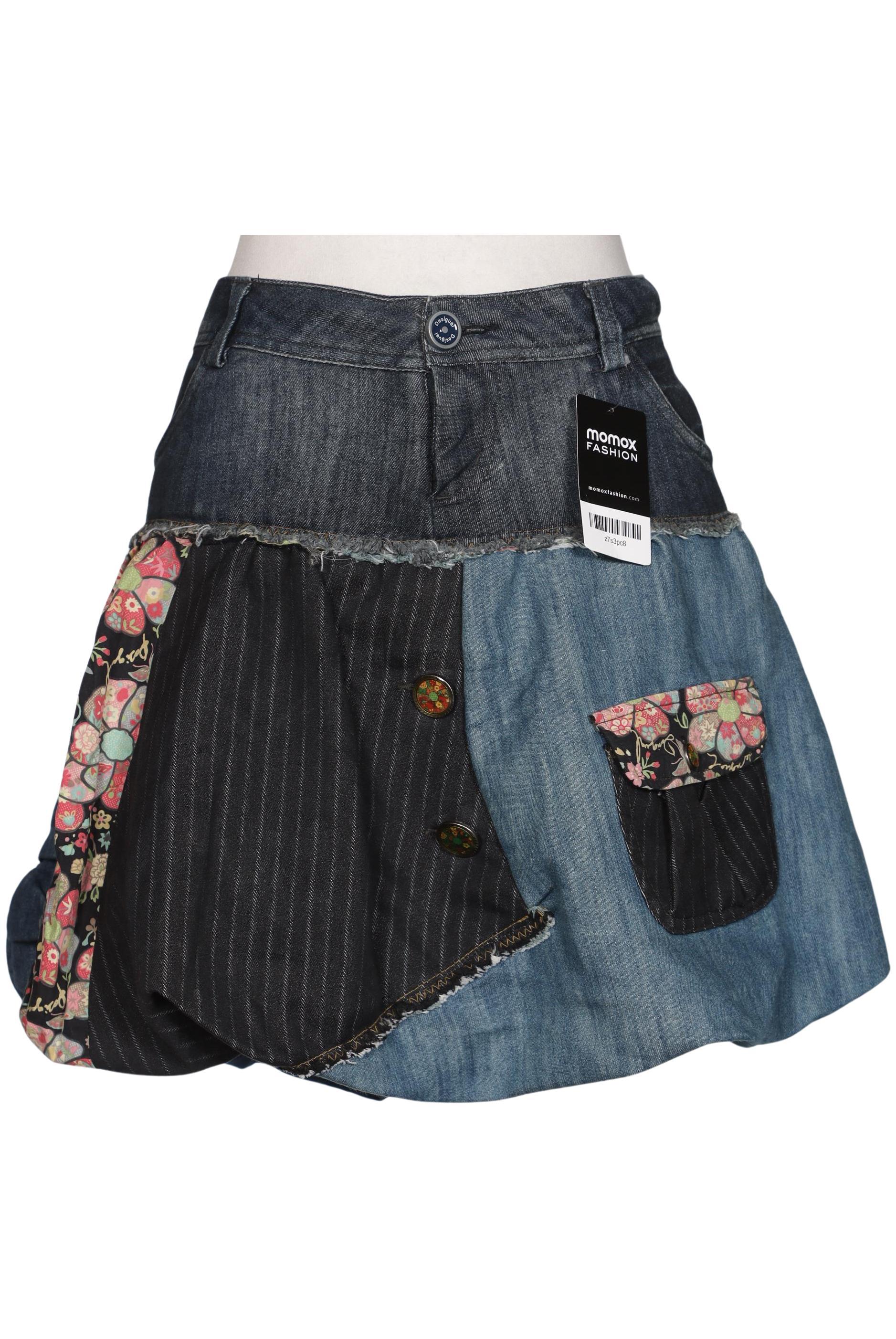 

Desigual Damen Rock, blau, Gr. 38