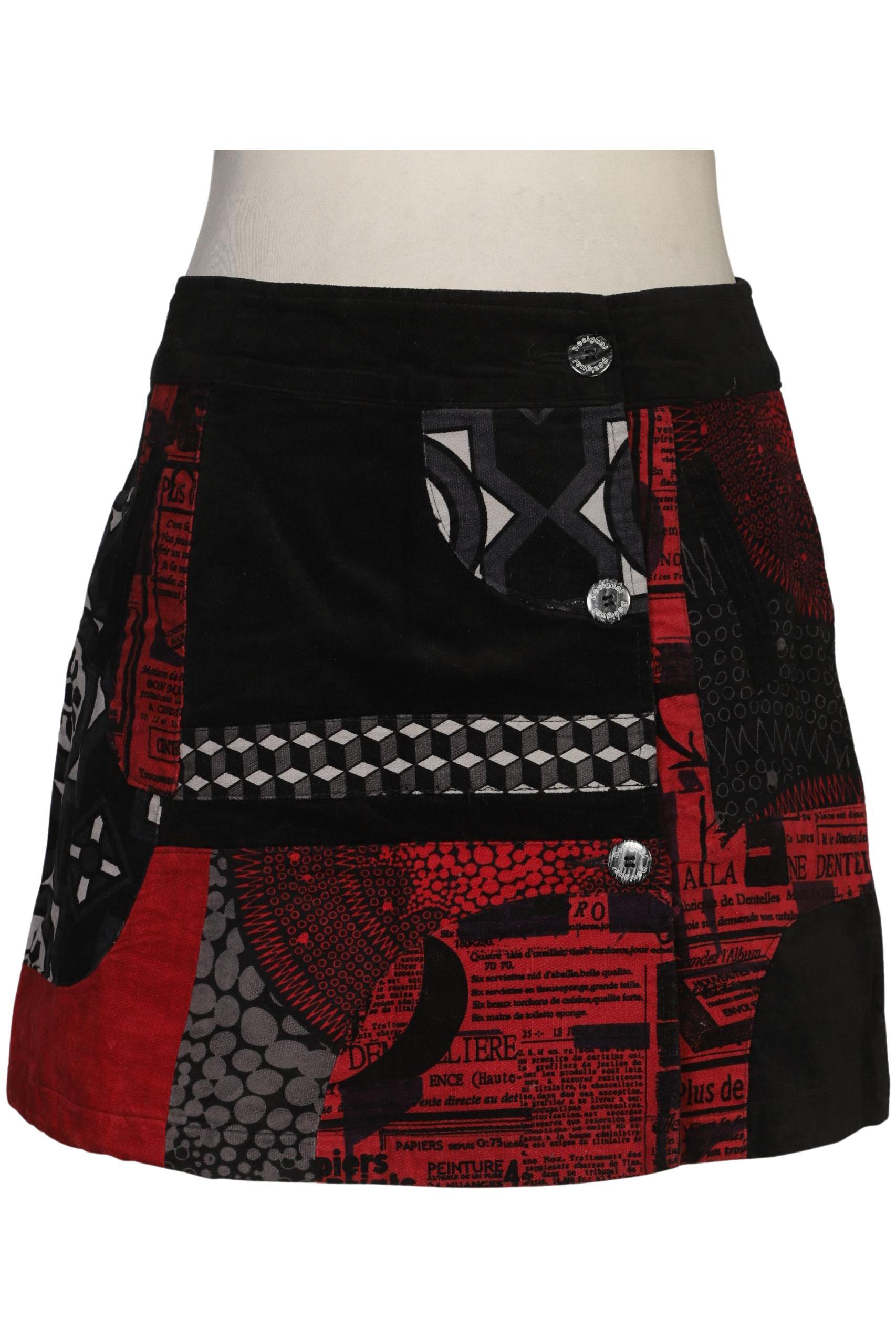 

Desigual Damen Rock, schwarz, Gr. 44