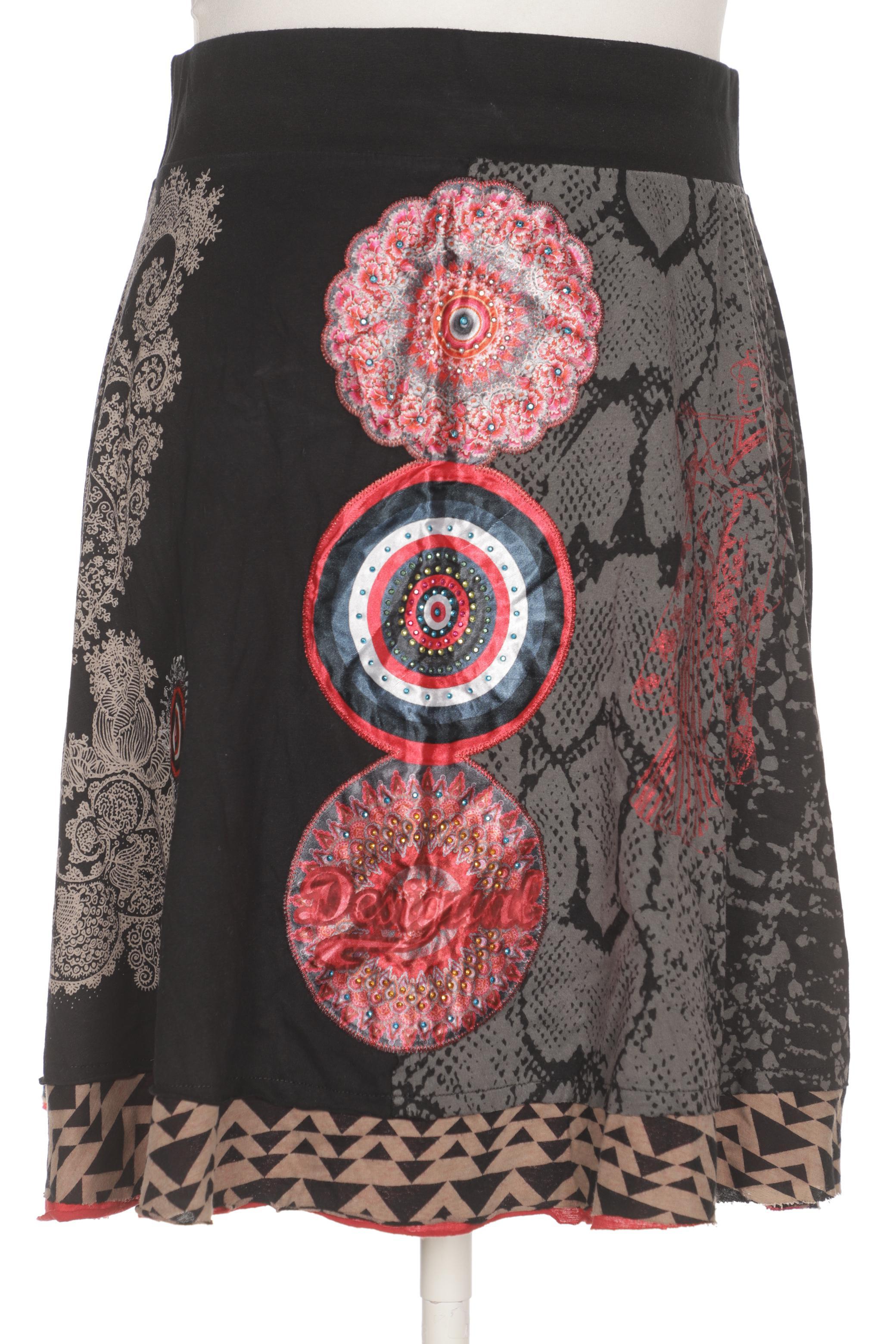 

Desigual Damen Rock, schwarz, Gr. 44