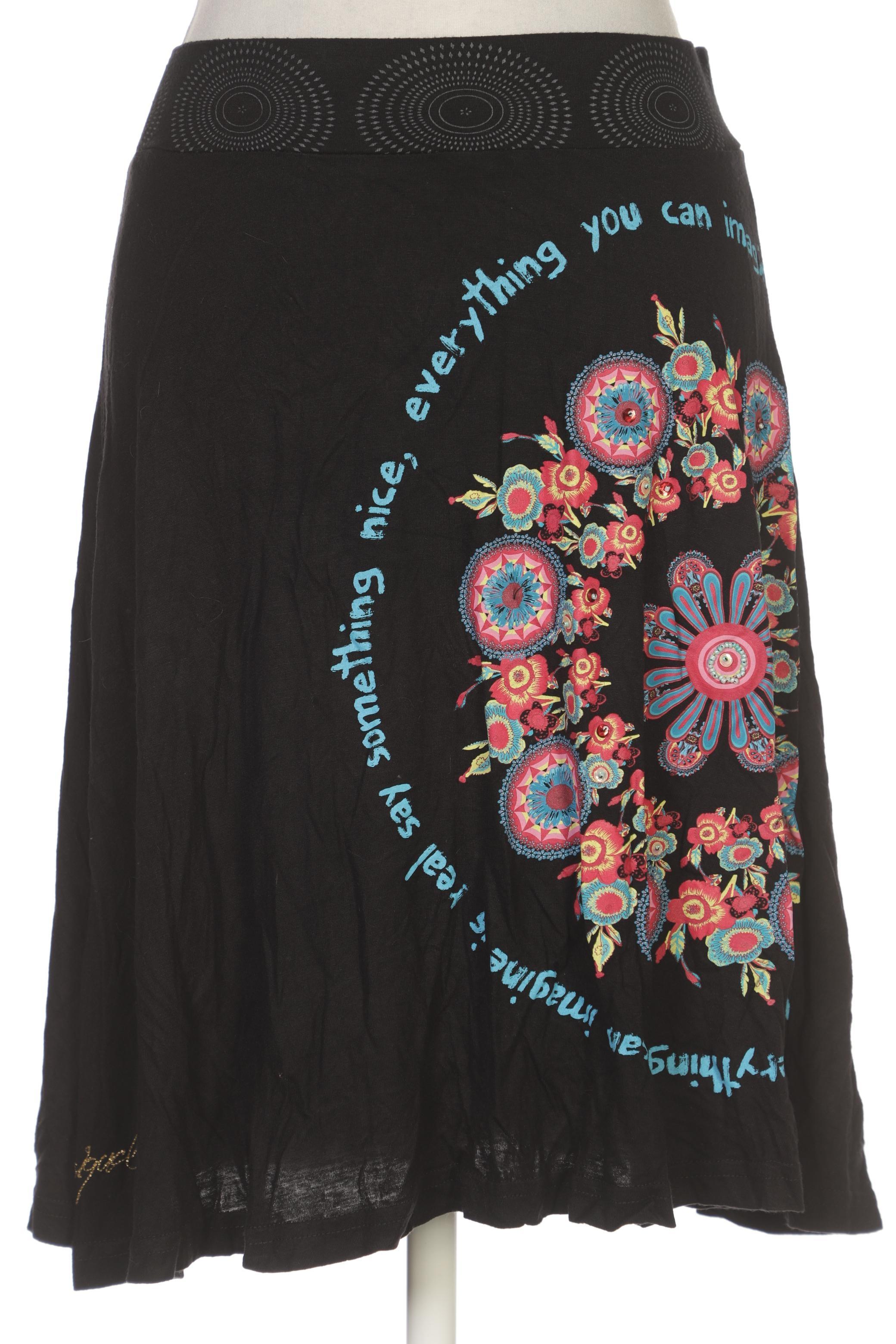 

Desigual Damen Rock, schwarz, Gr. 38