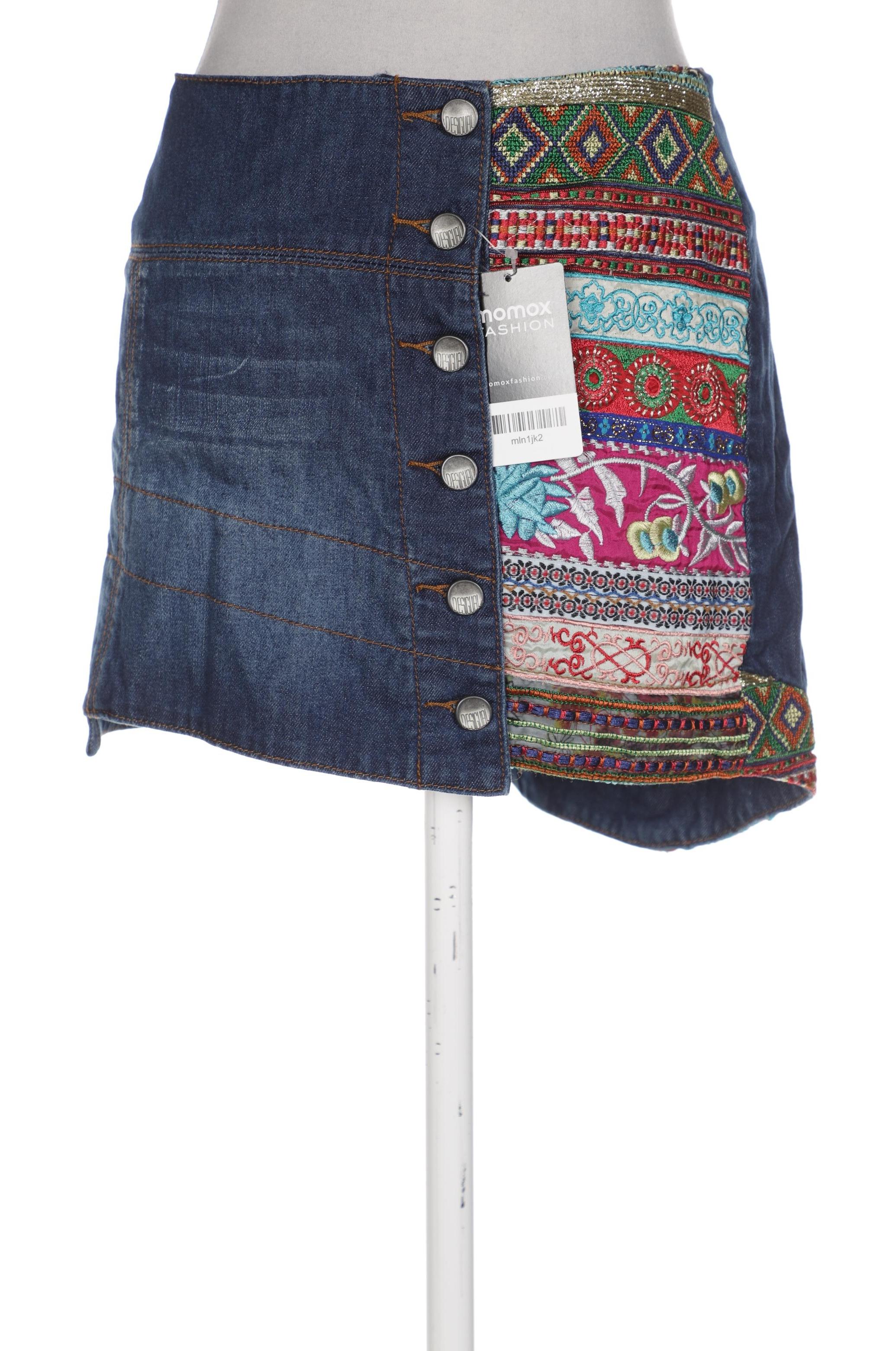 

Desigual Damen Rock, marineblau, Gr. 40