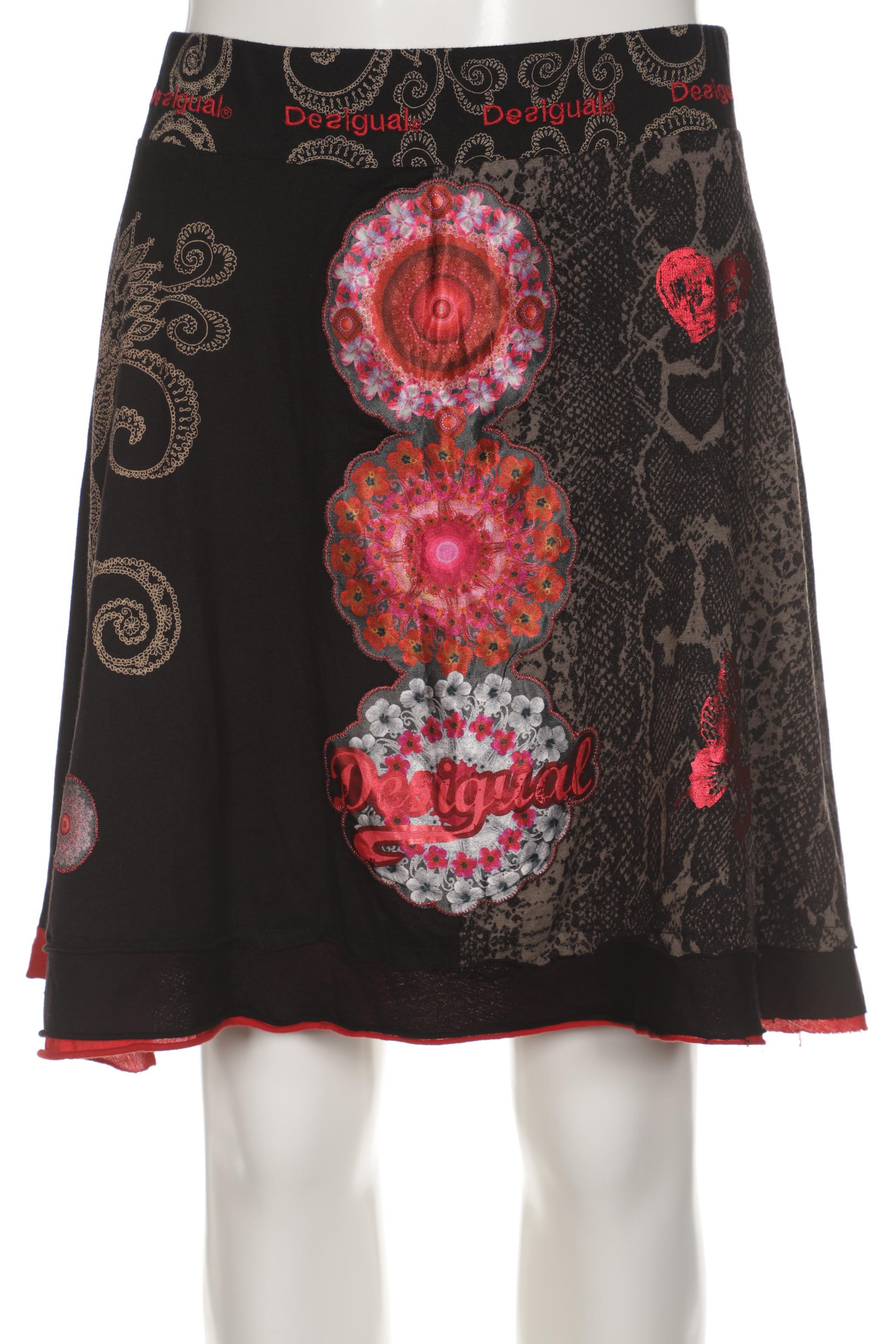 

Desigual Damen Rock, schwarz, Gr. 44