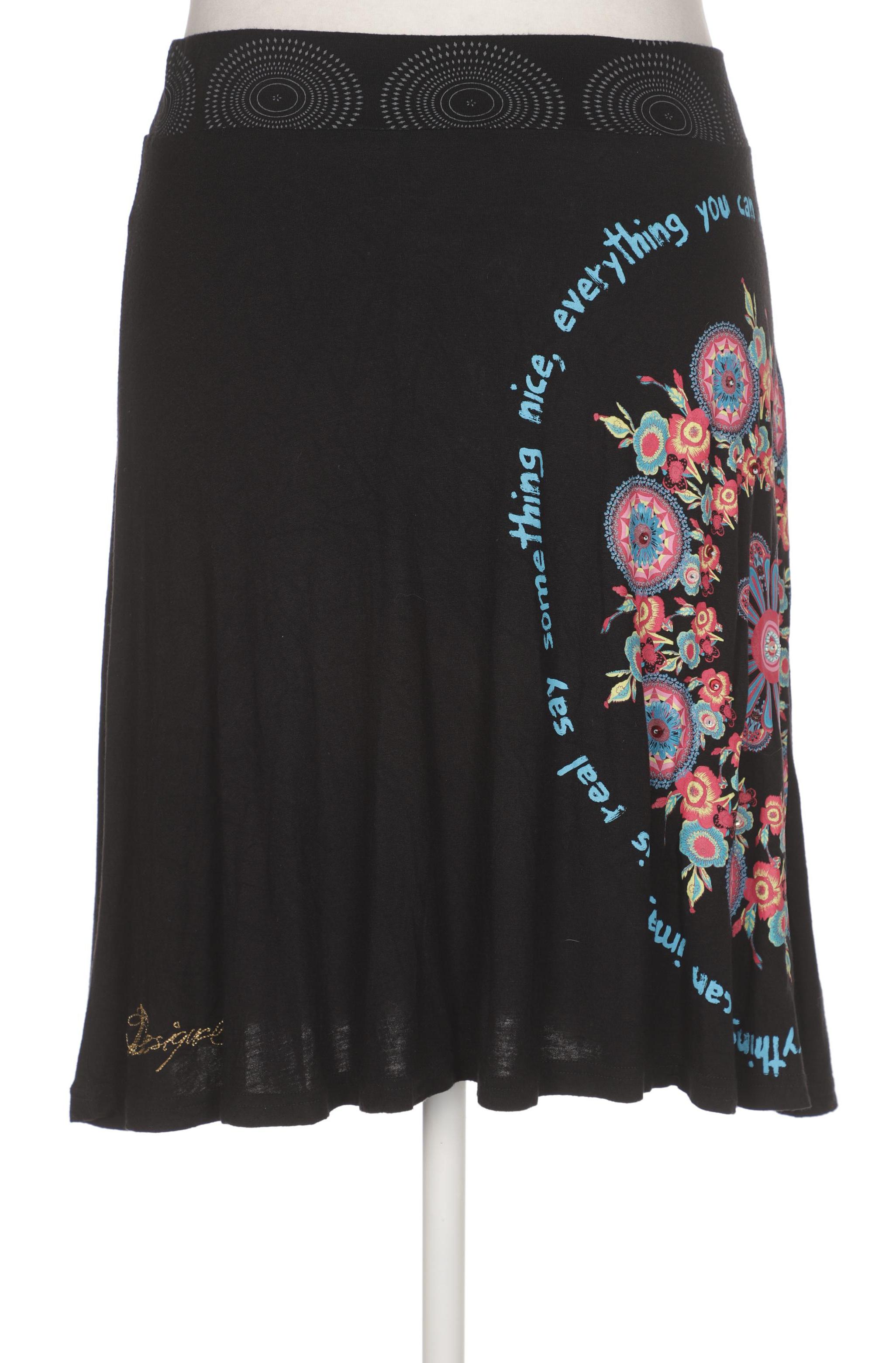 

Desigual Damen Rock, schwarz, Gr. 44