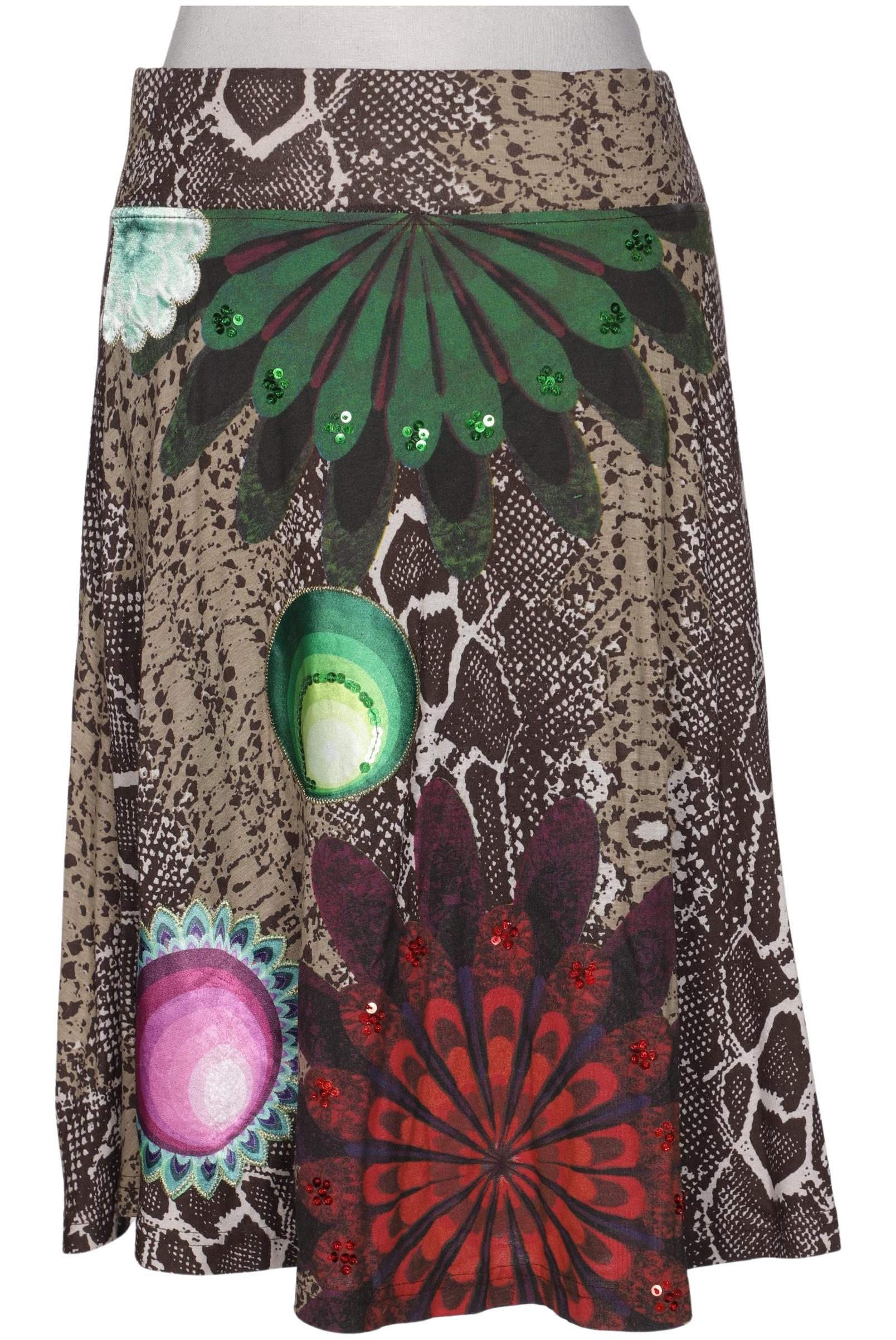 

Desigual Damen Rock, braun, Gr. 36