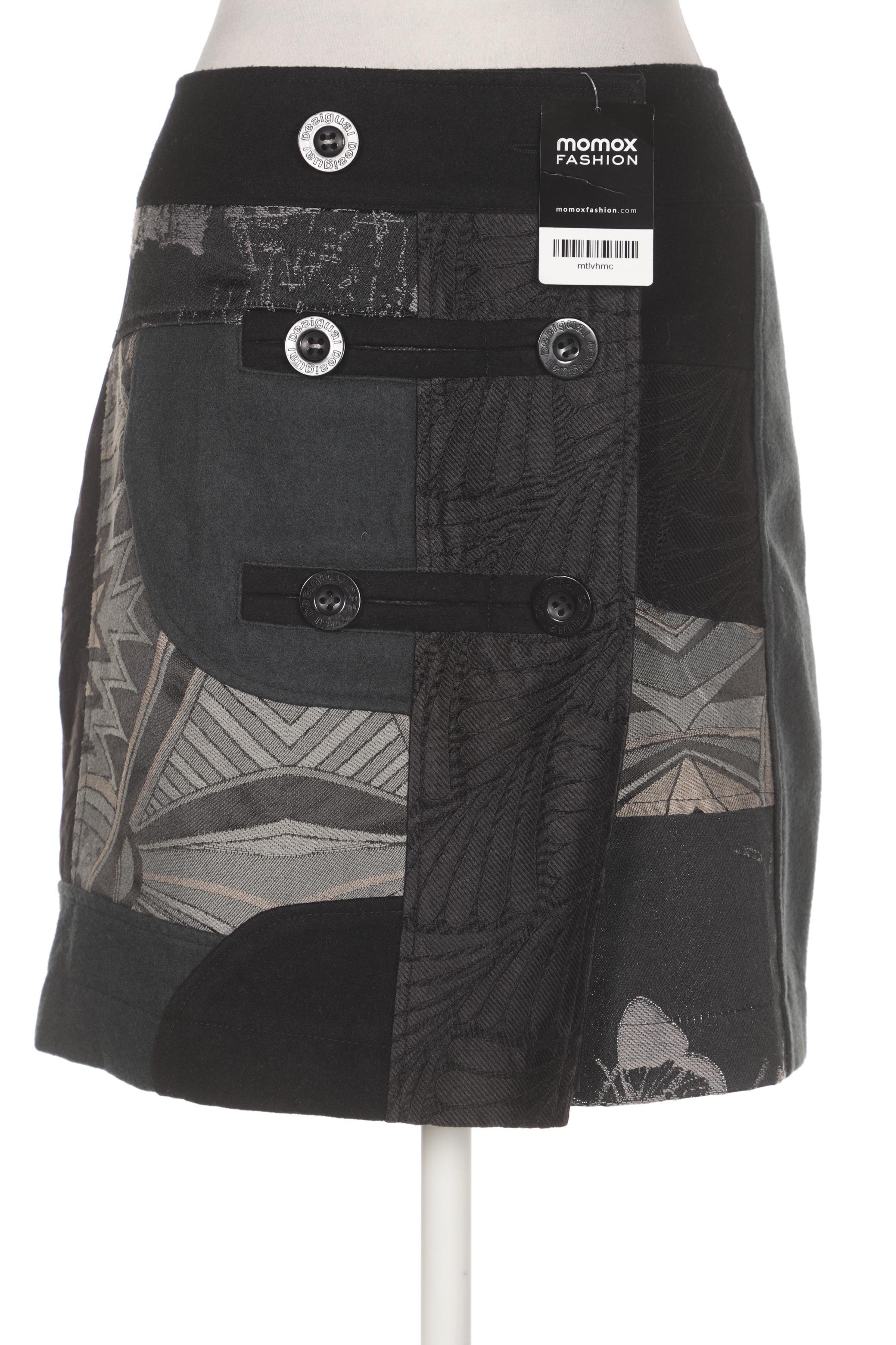 

Desigual Damen Rock, schwarz, Gr. 40