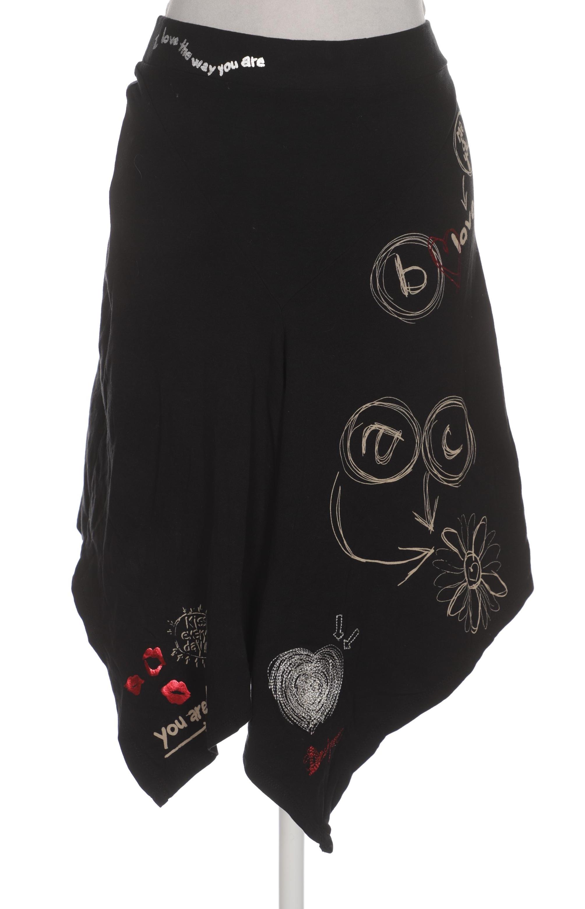 

Desigual Damen Rock, schwarz, Gr. 38