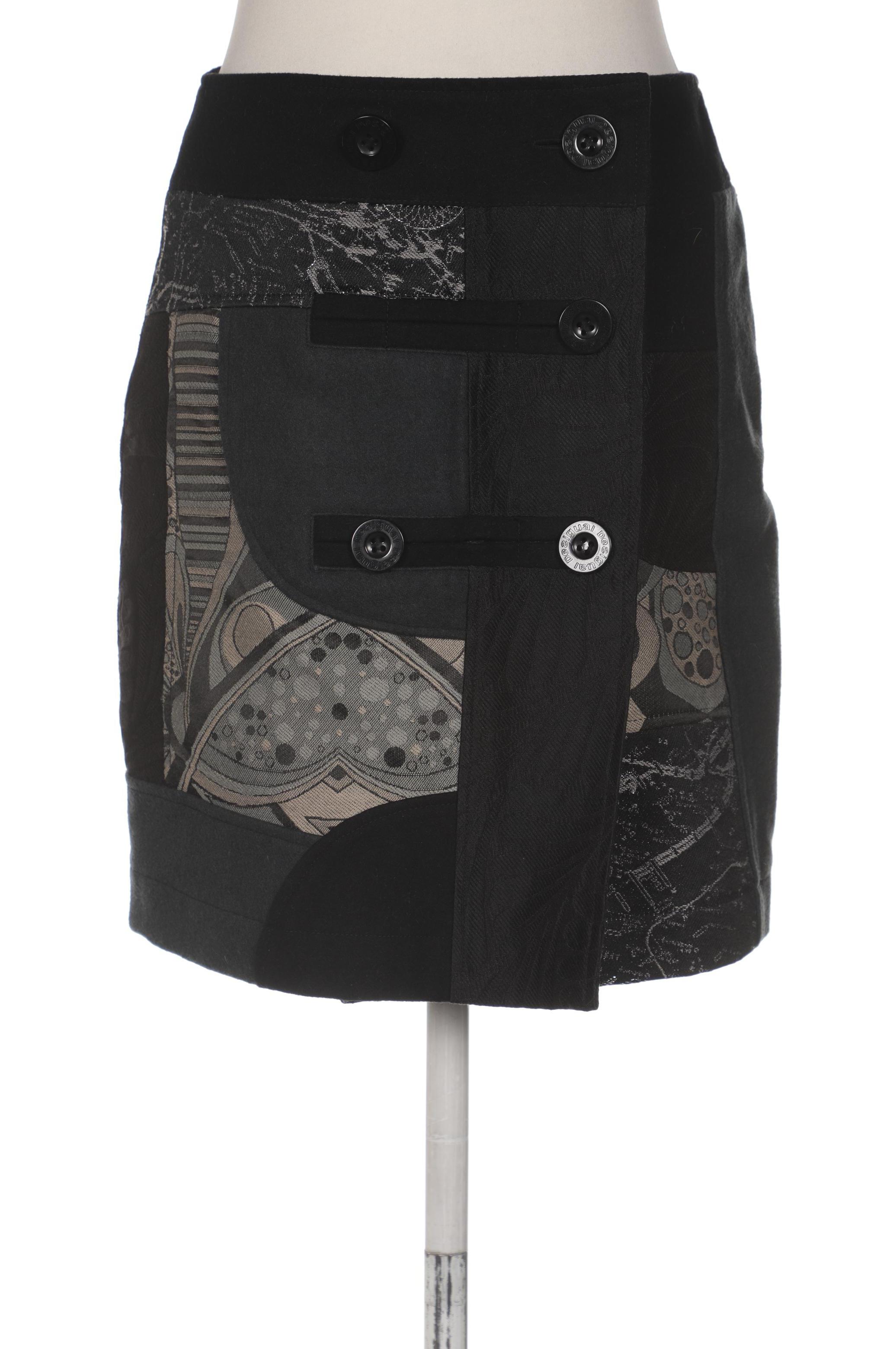 

Desigual Damen Rock, schwarz