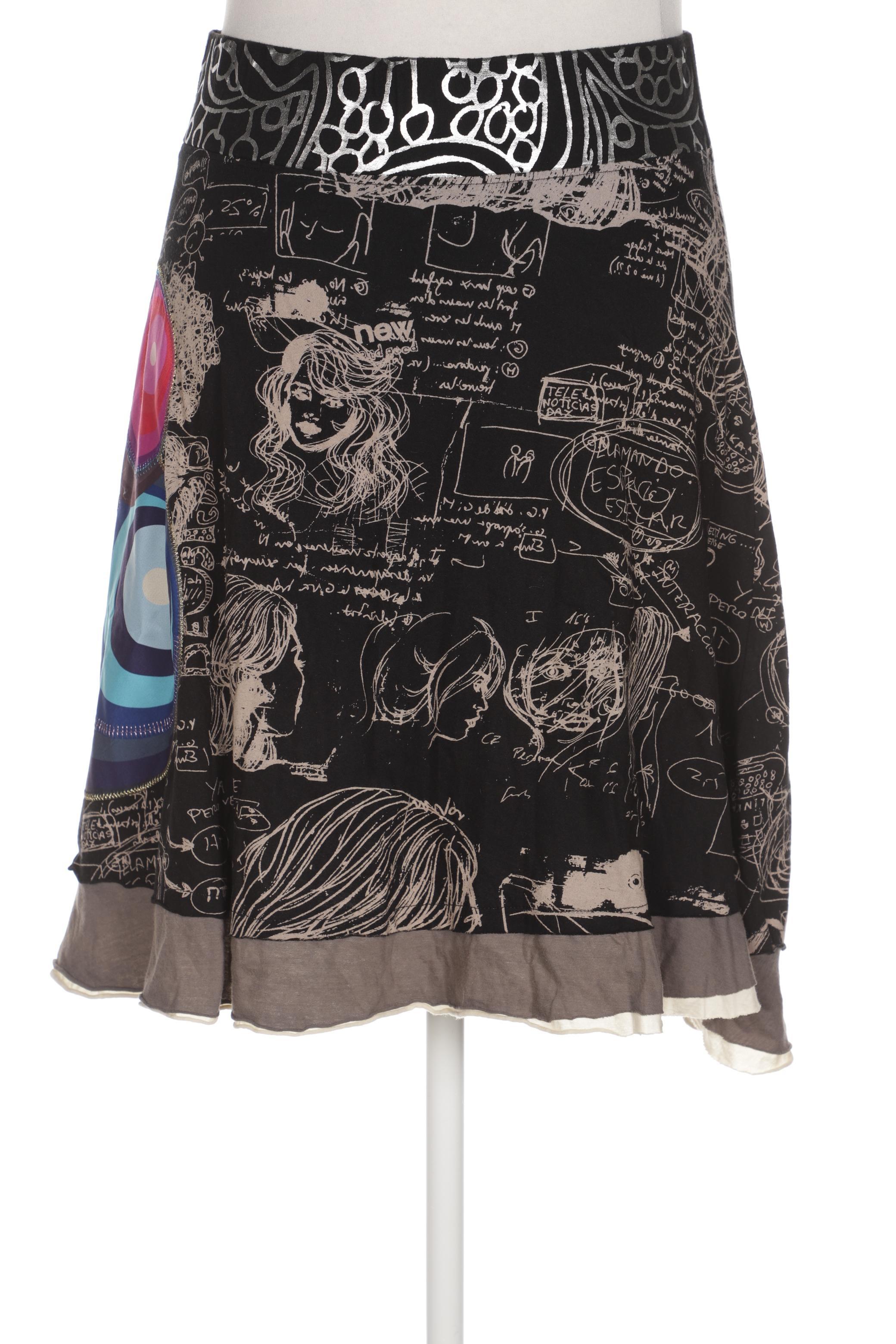 

Desigual Damen Rock, schwarz, Gr. 42