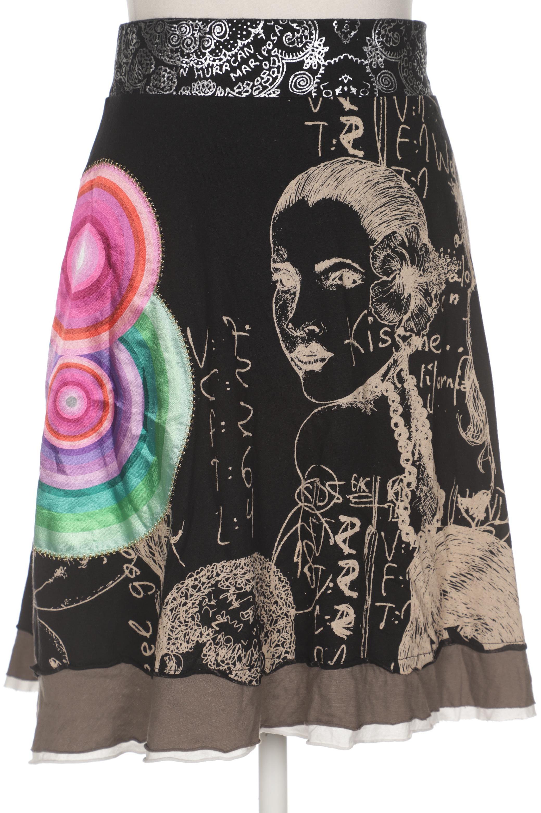 

Desigual Damen Rock, schwarz, Gr. 38