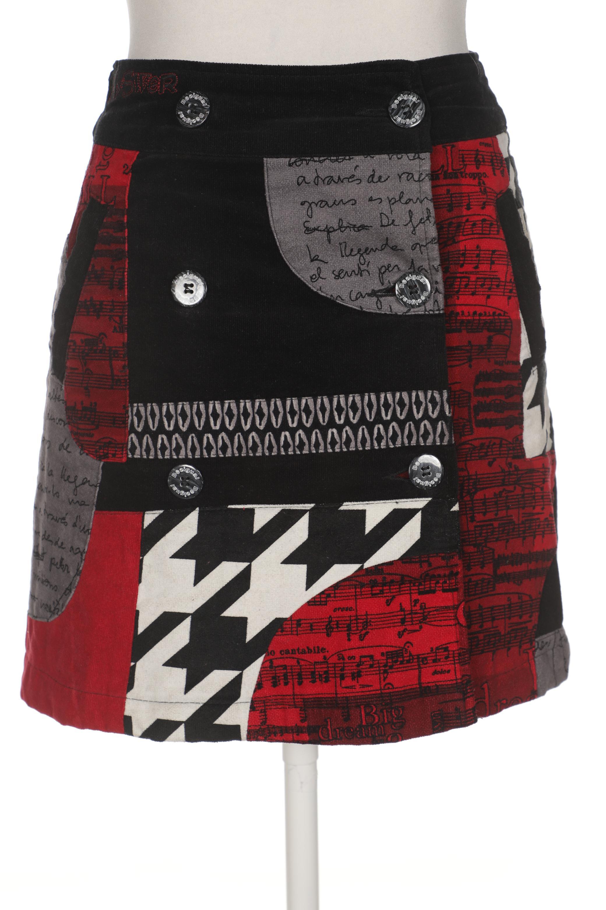

Desigual Damen Rock, schwarz, Gr. 36