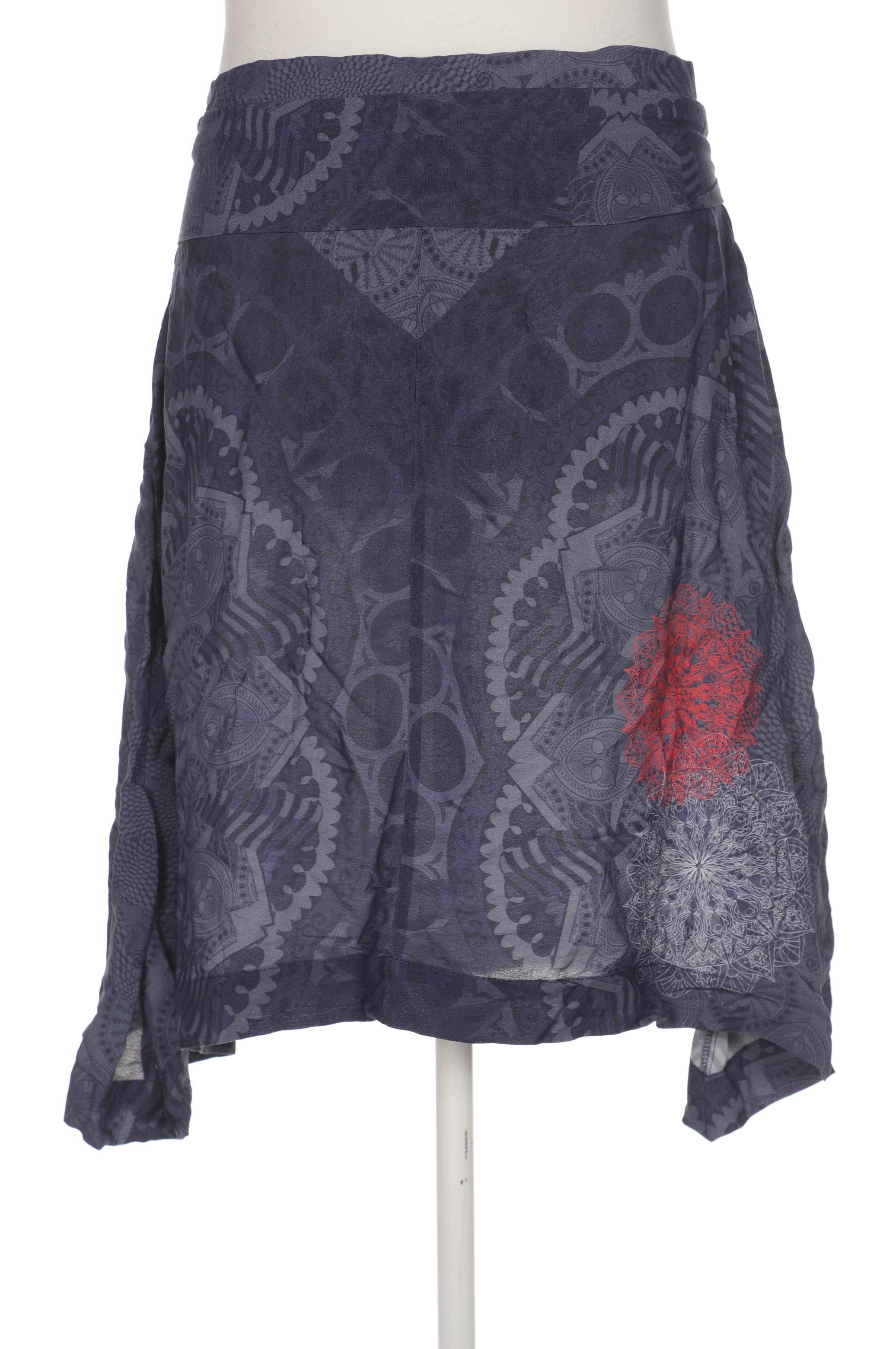 

Desigual Damen Rock, marineblau, Gr. 46