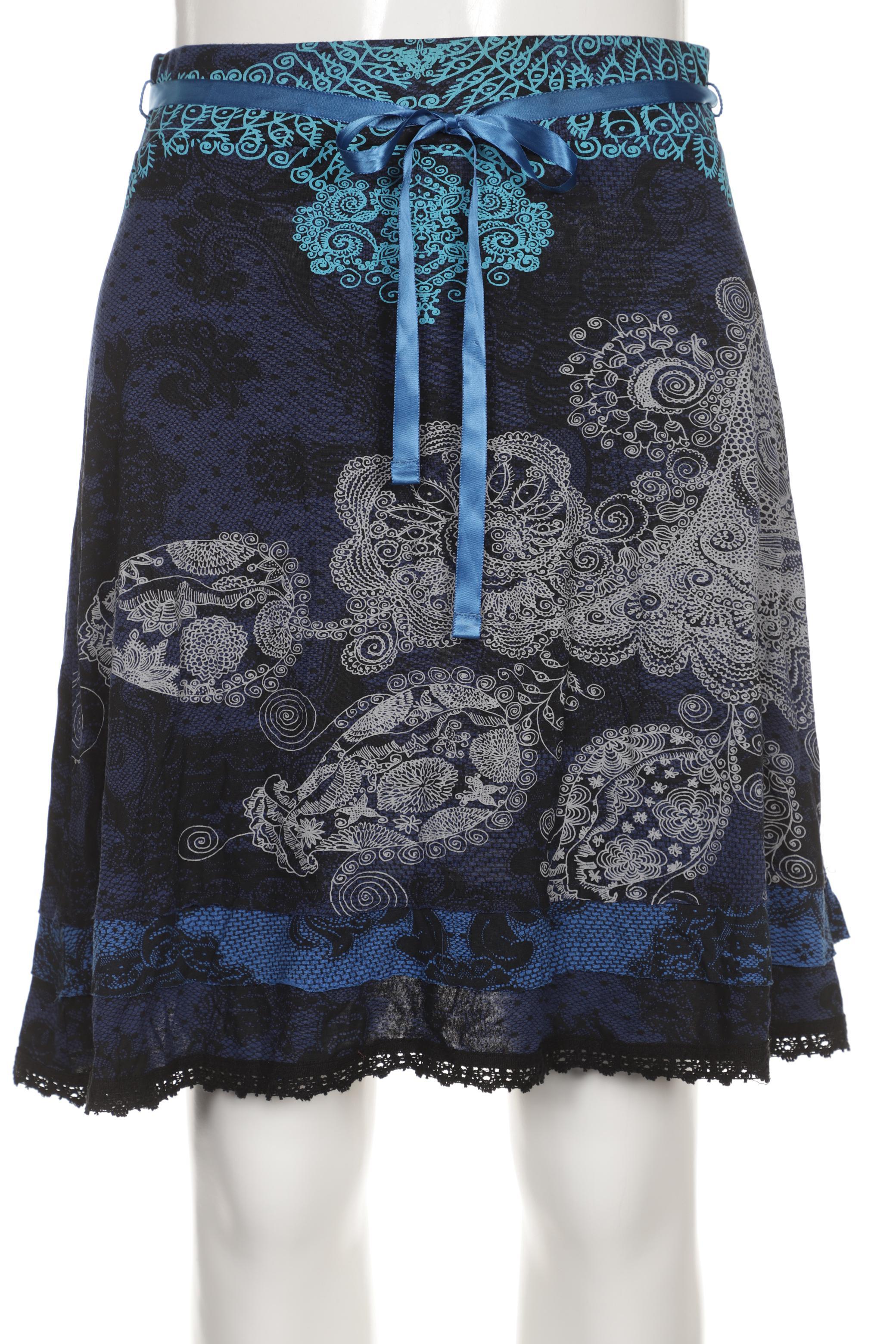 

Desigual Damen Rock, marineblau, Gr. 42