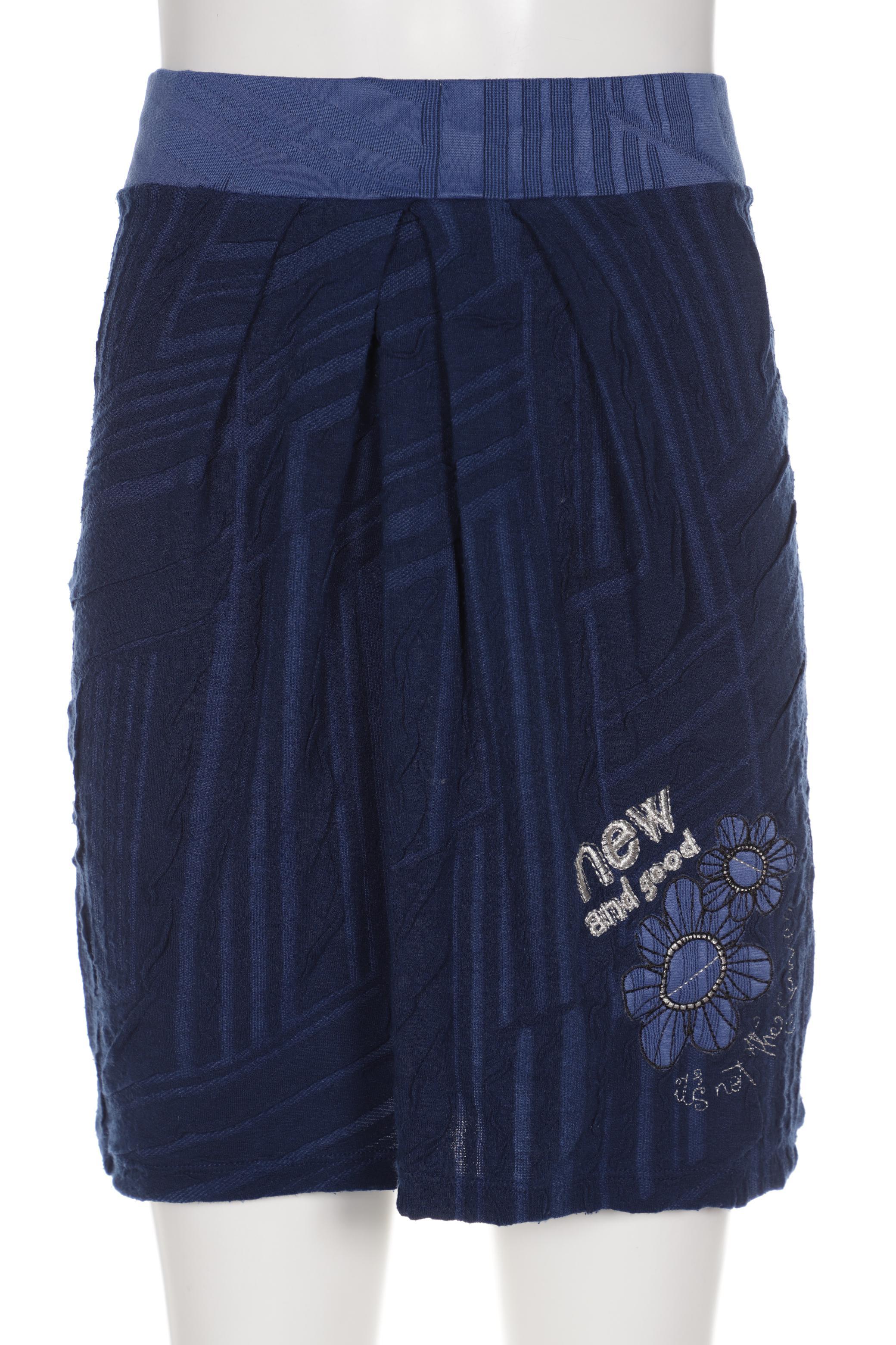 

Desigual Damen Rock, marineblau, Gr. 36