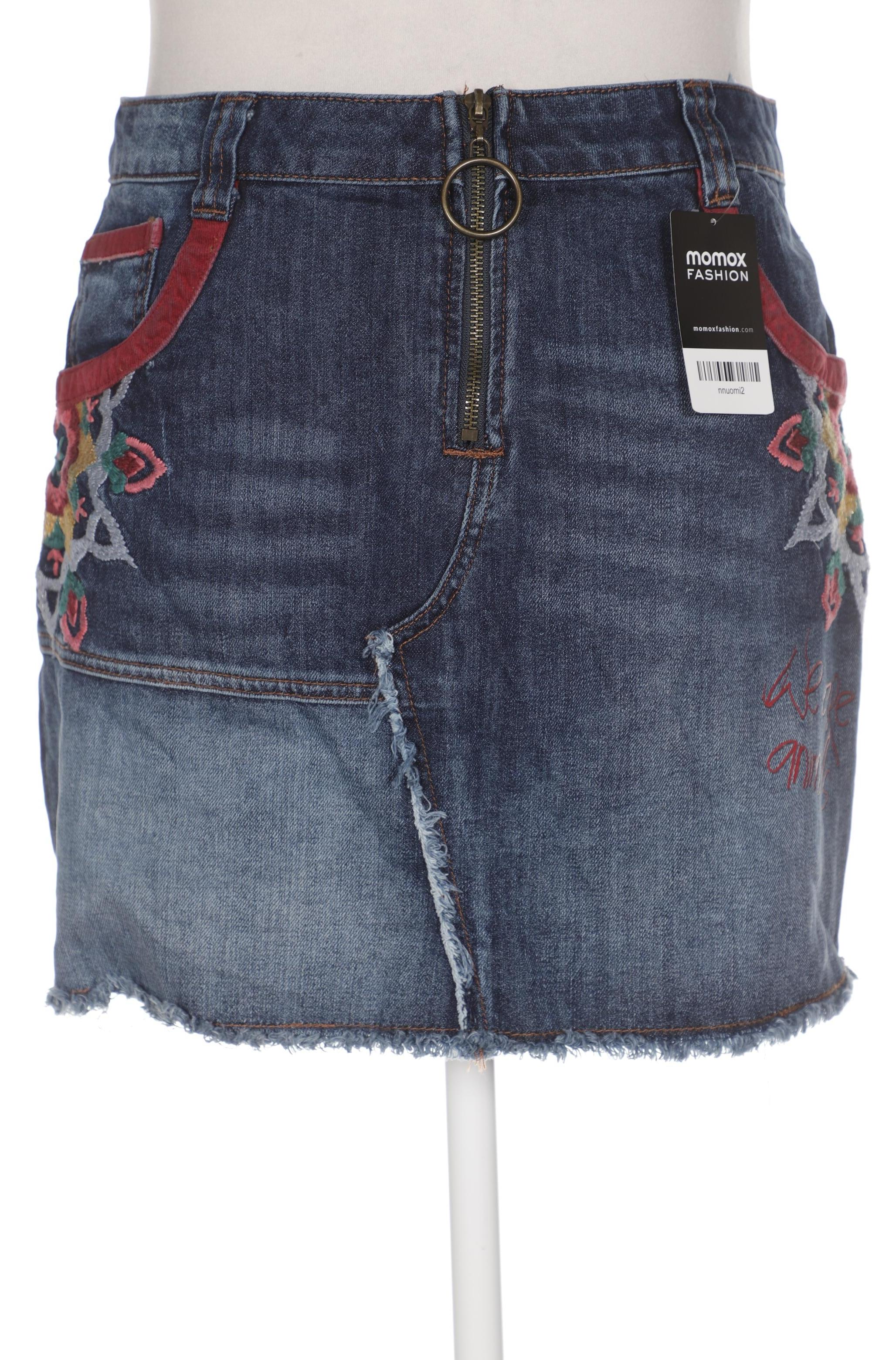 

Desigual Damen Rock, marineblau, Gr. 34