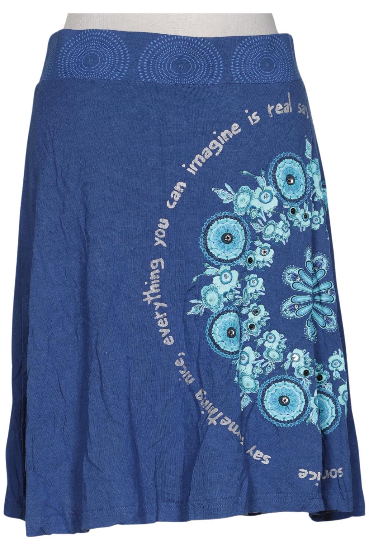 

Desigual Damen Rock, blau, Gr. 38