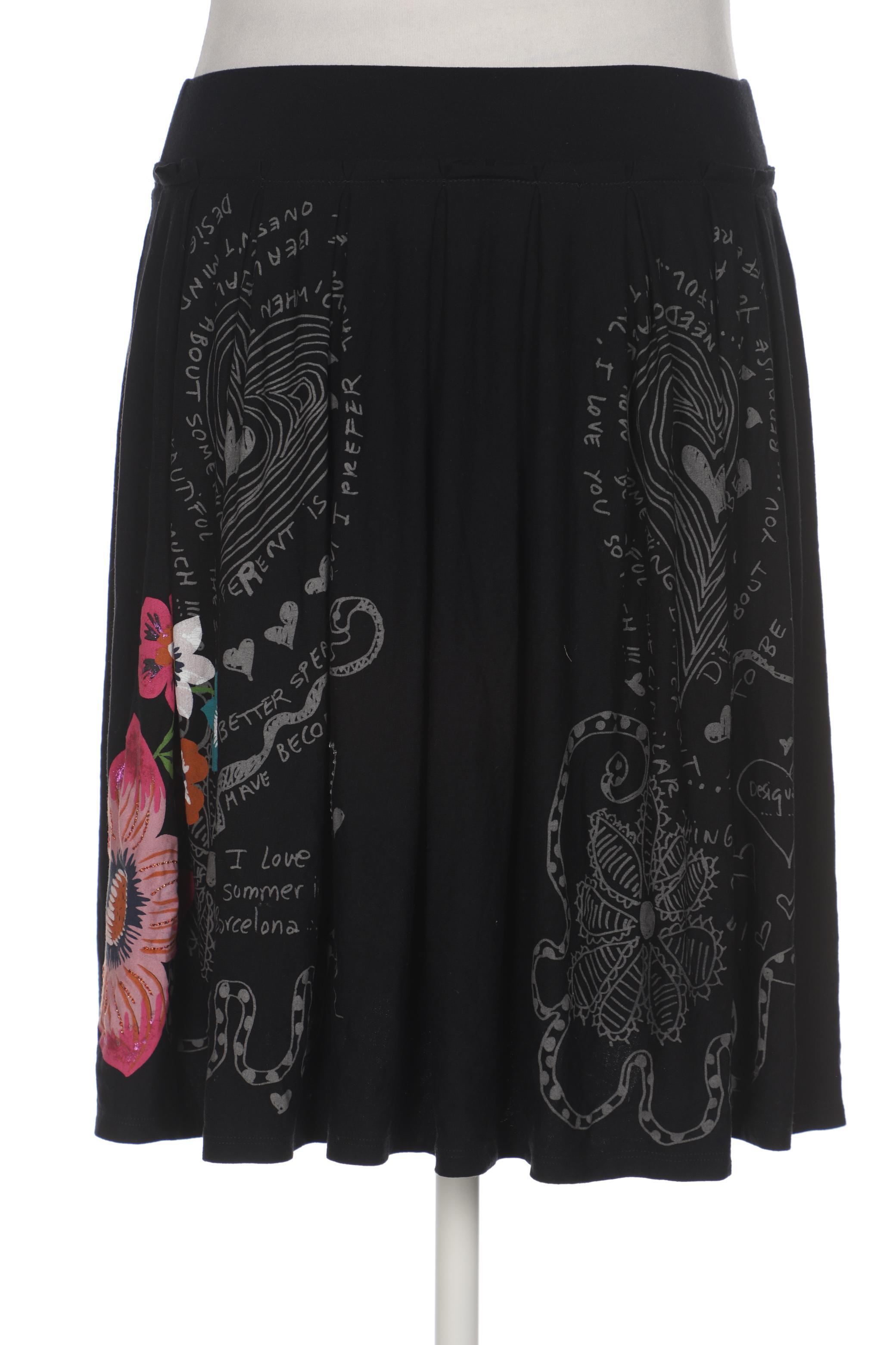 

Desigual Damen Rock, schwarz, Gr. 42