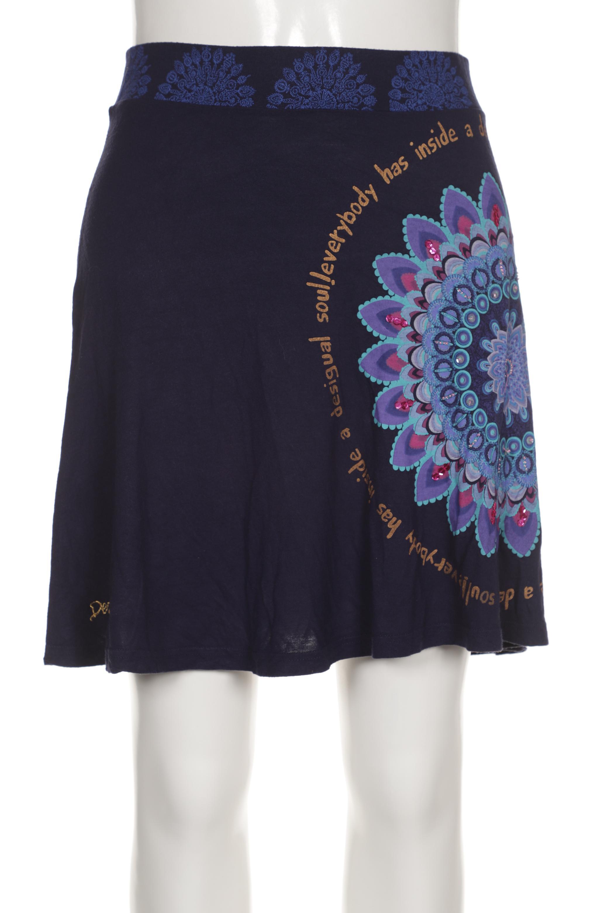 

Desigual Damen Rock, marineblau, Gr. 42