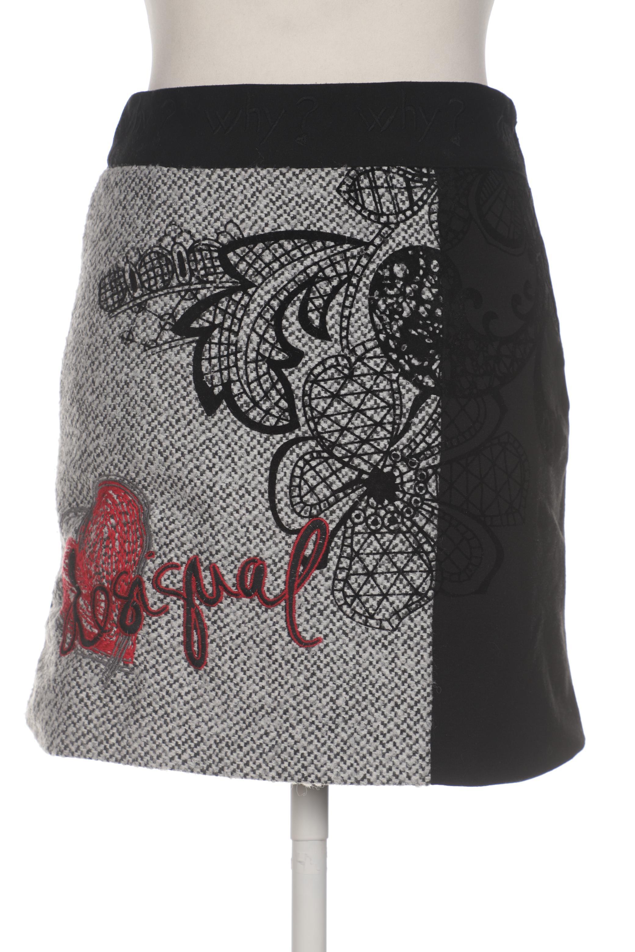 

Desigual Damen Rock, grau, Gr. 36