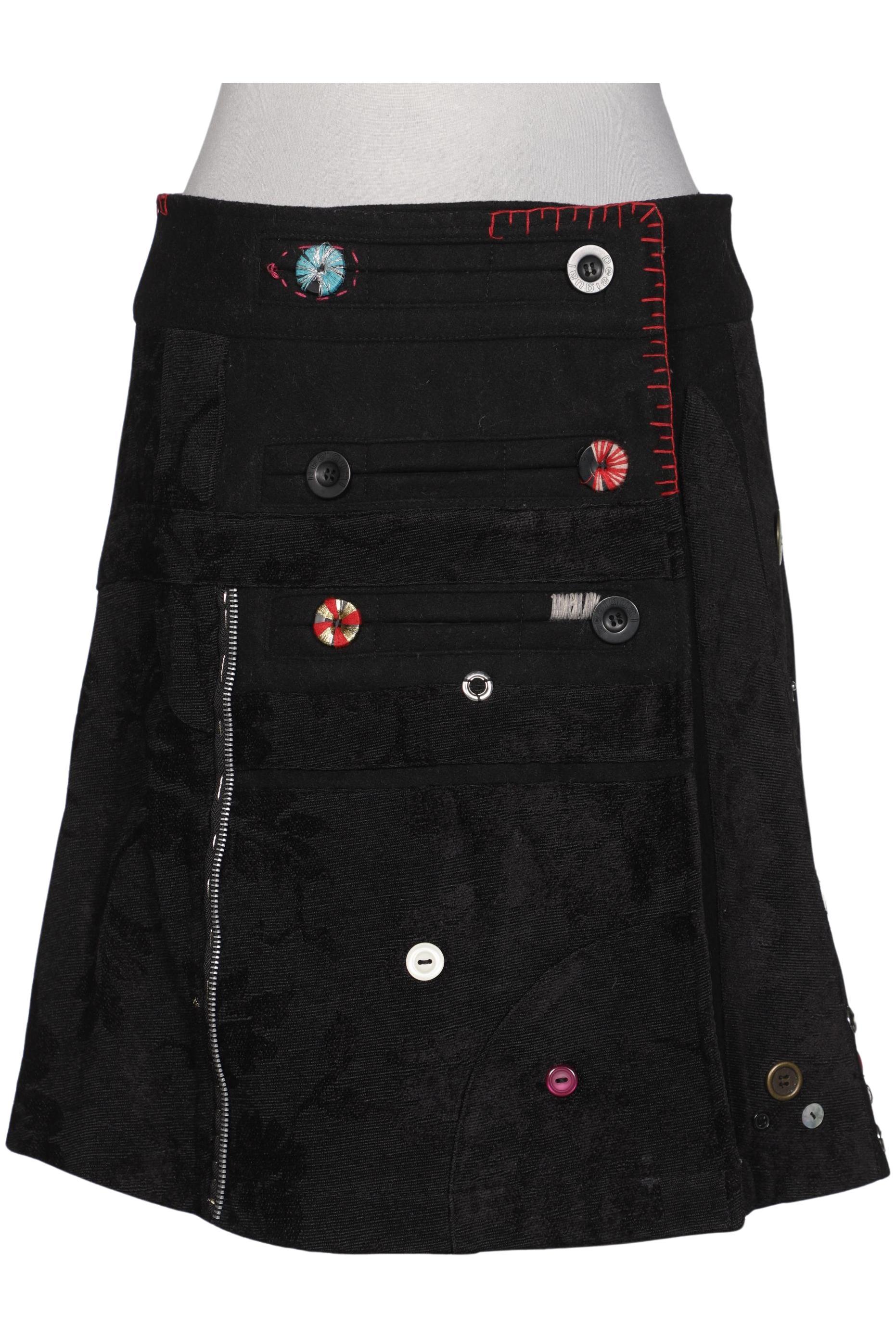 

Desigual Damen Rock, schwarz, Gr. 36