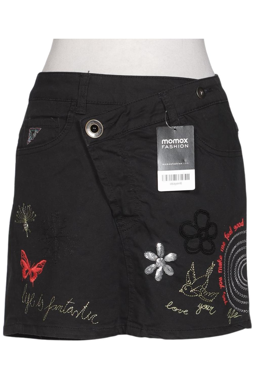 

Desigual Damen Rock, schwarz, Gr. 34