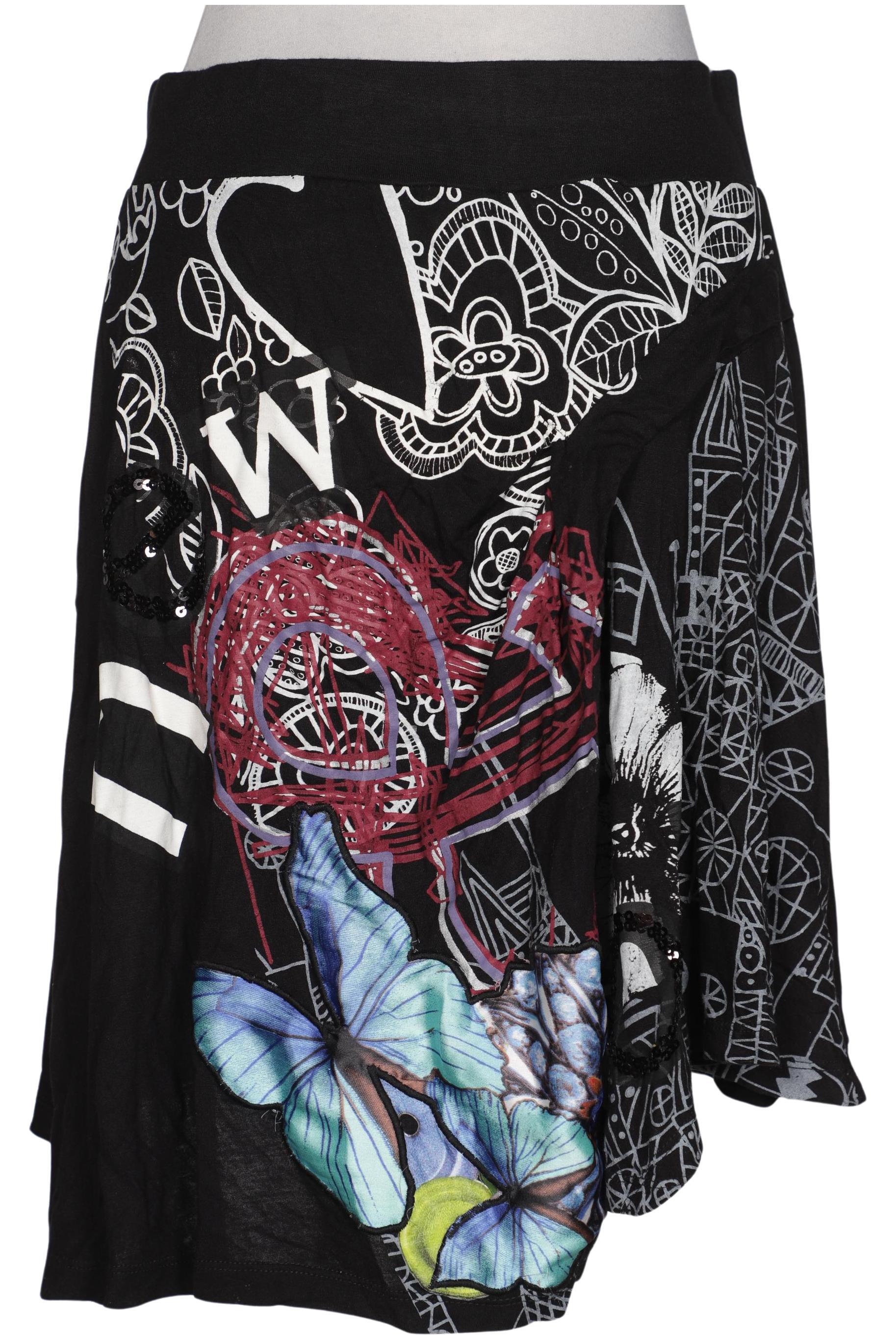 

Desigual Damen Rock, schwarz, Gr. 38