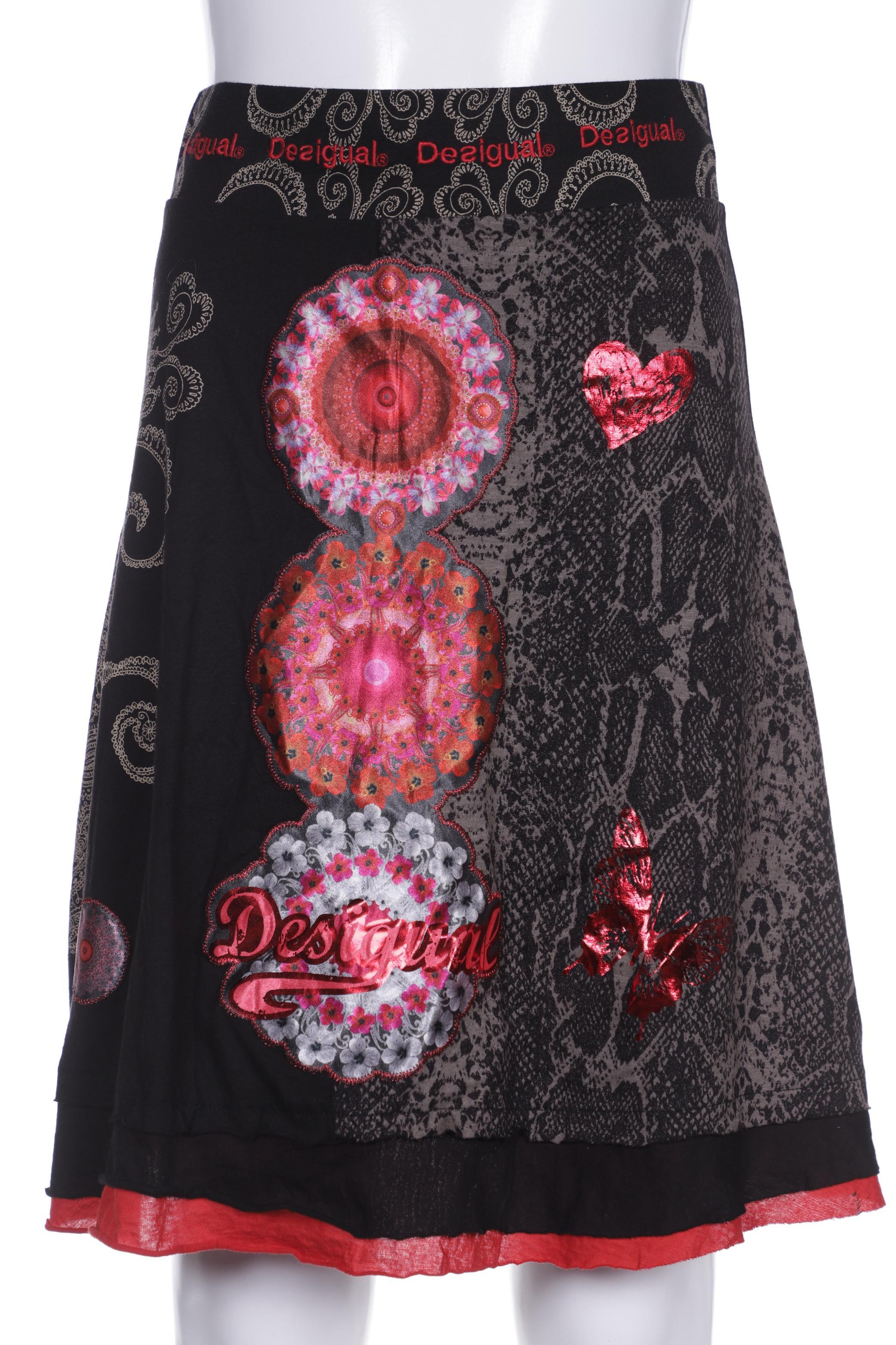 

Desigual Damen Rock, schwarz, Gr. 38