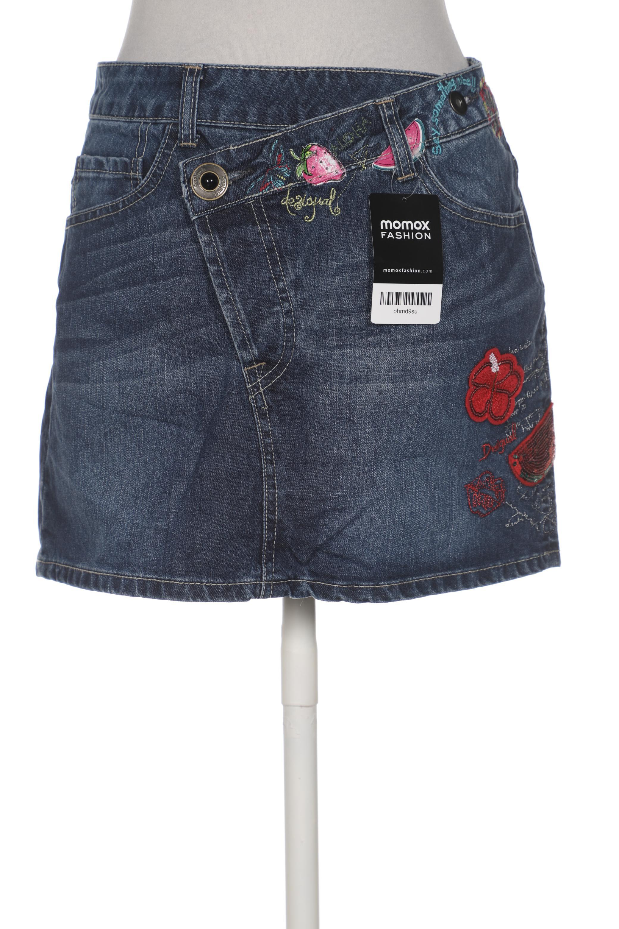 

Desigual Damen Rock, blau, Gr. 38