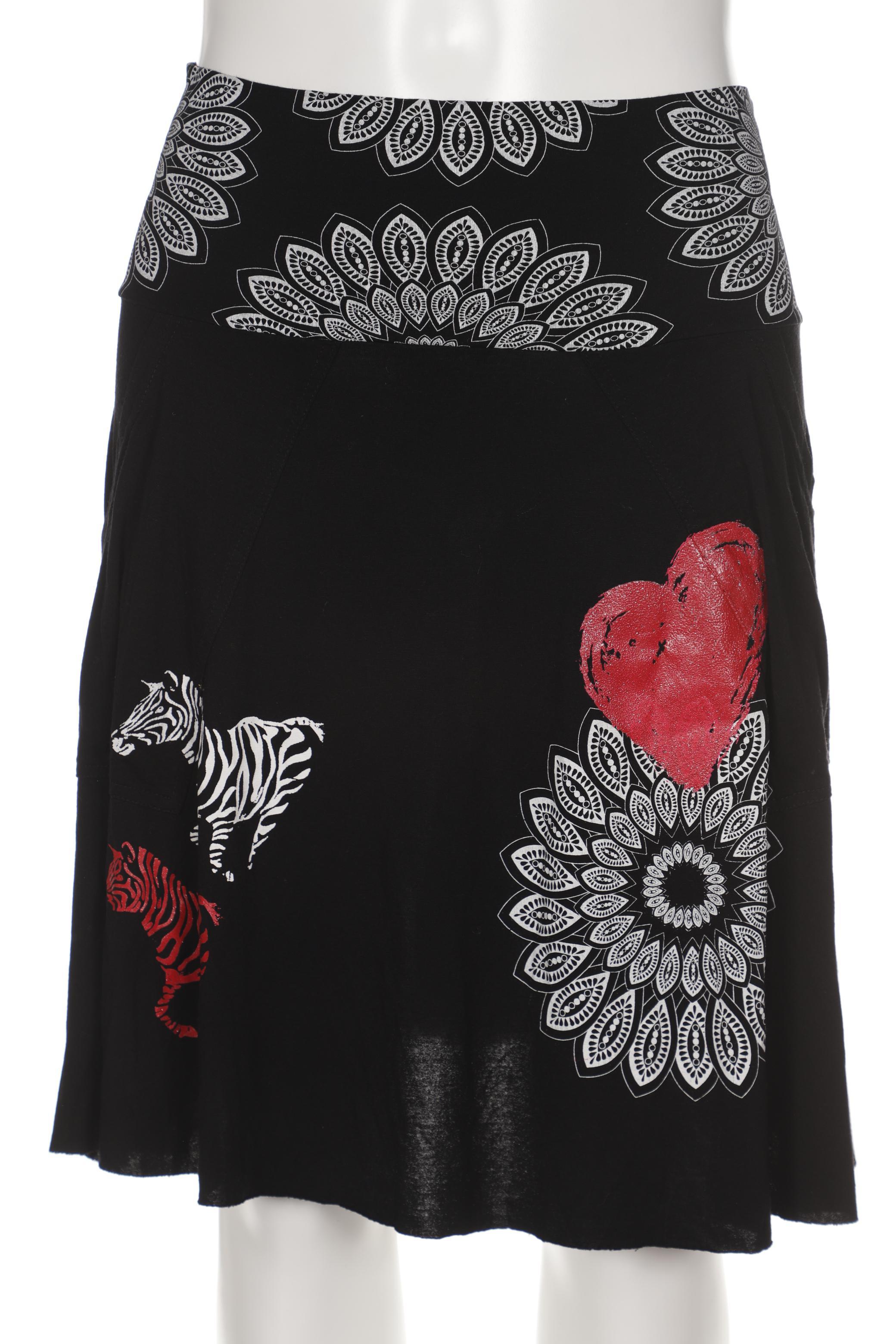 

Desigual Damen Rock, schwarz, Gr. 44