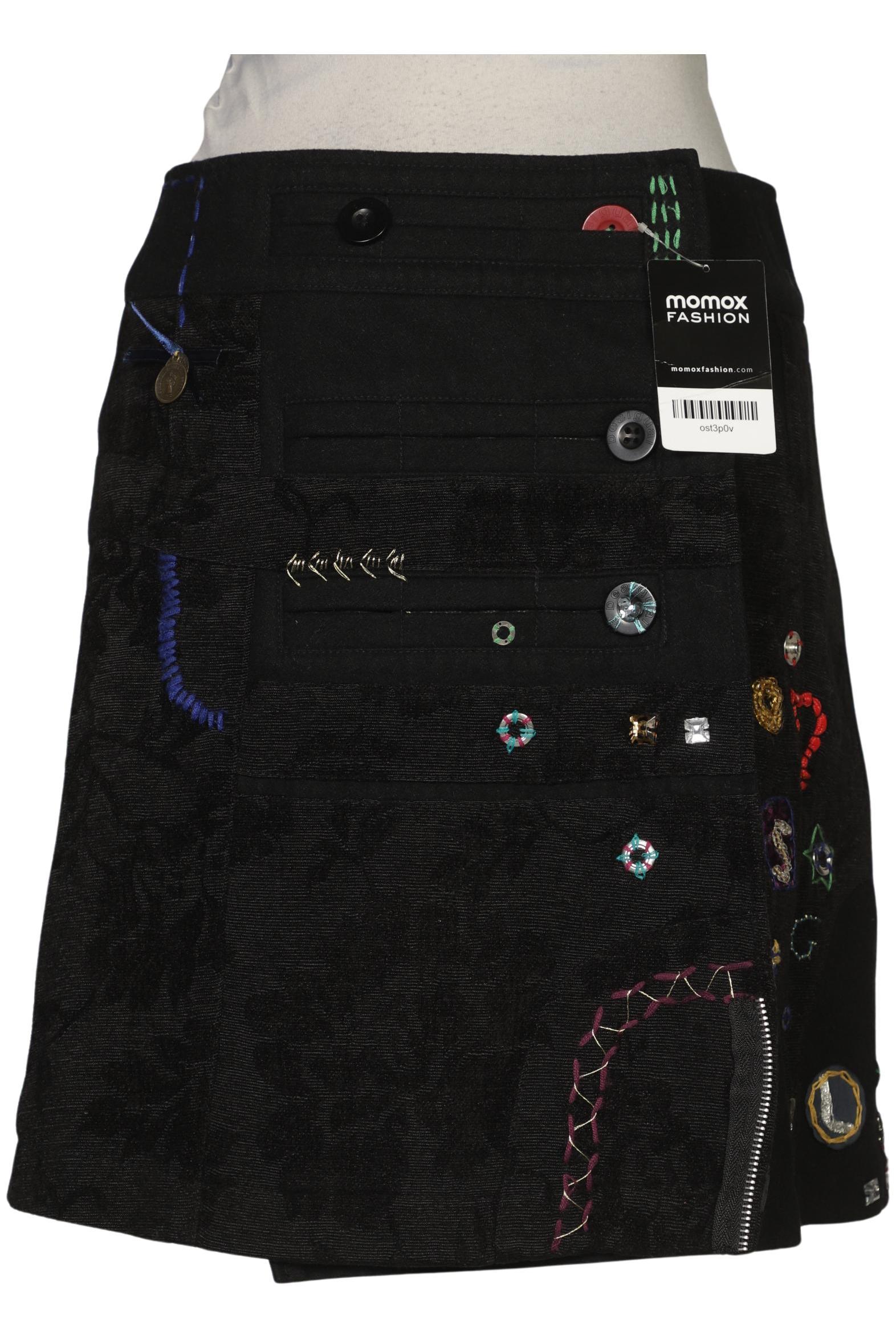 

Desigual Damen Rock, schwarz, Gr. 36