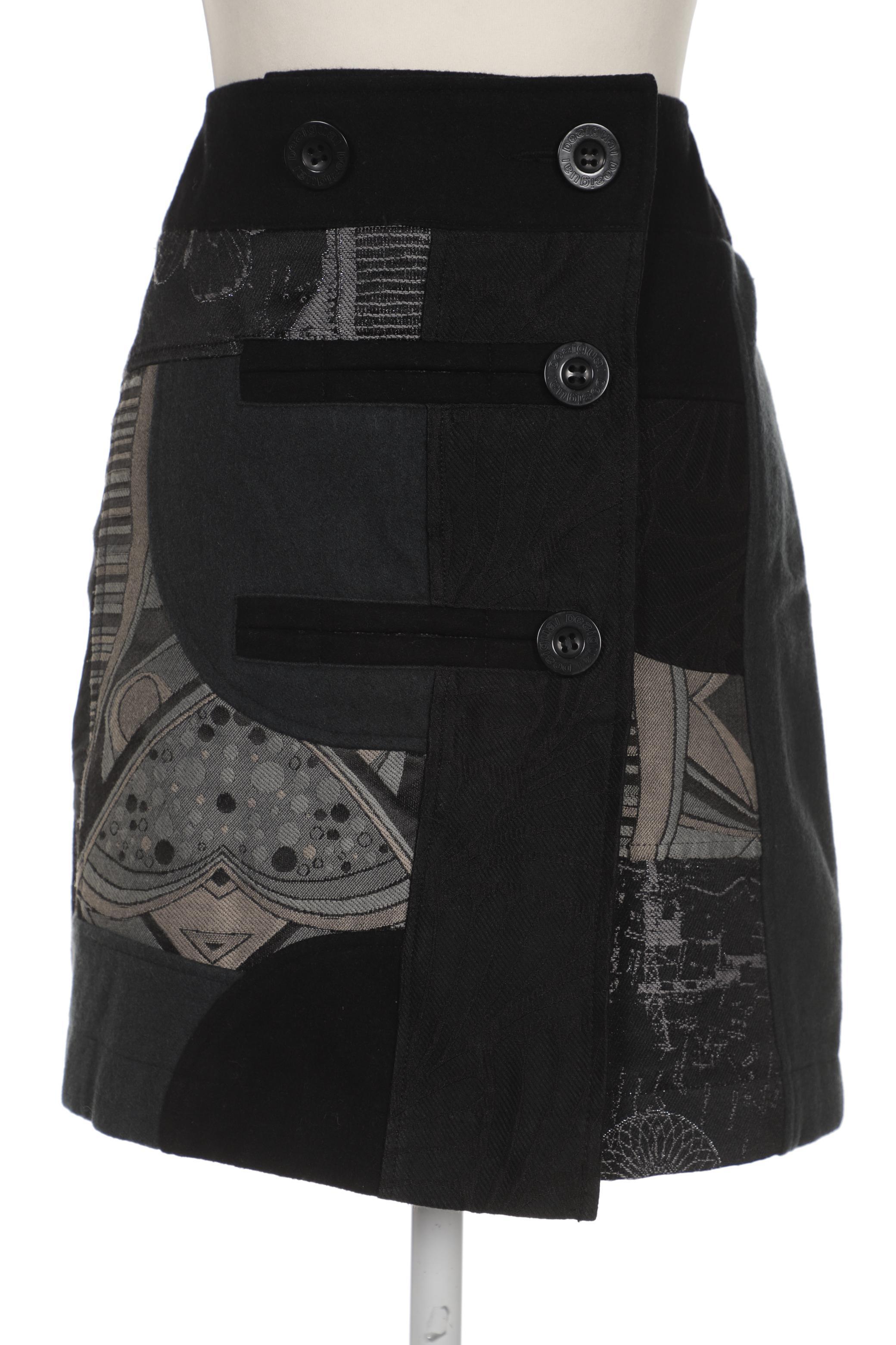 

Desigual Damen Rock, schwarz