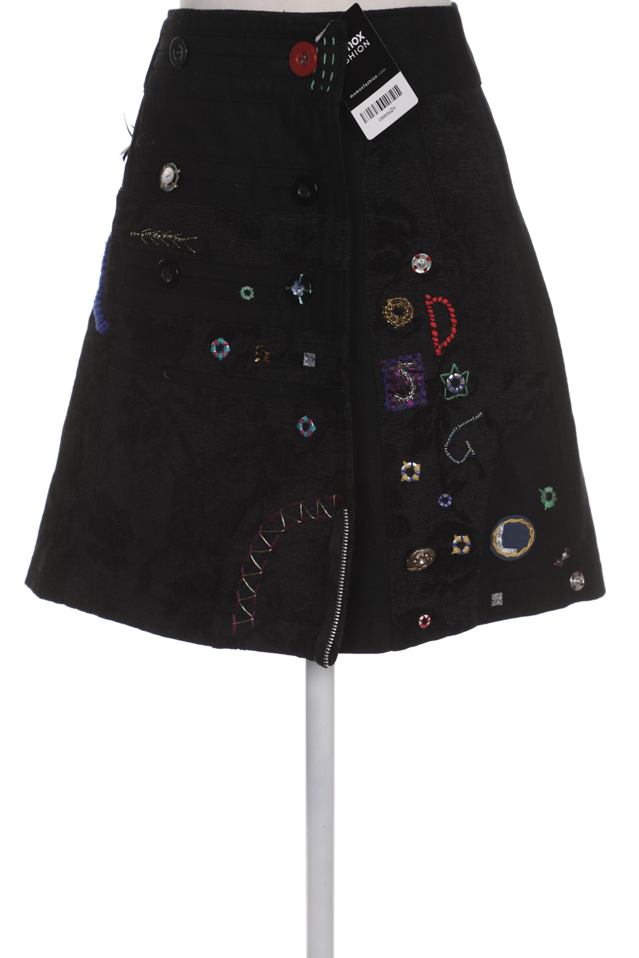 

Desigual Damen Rock, schwarz, Gr. 38