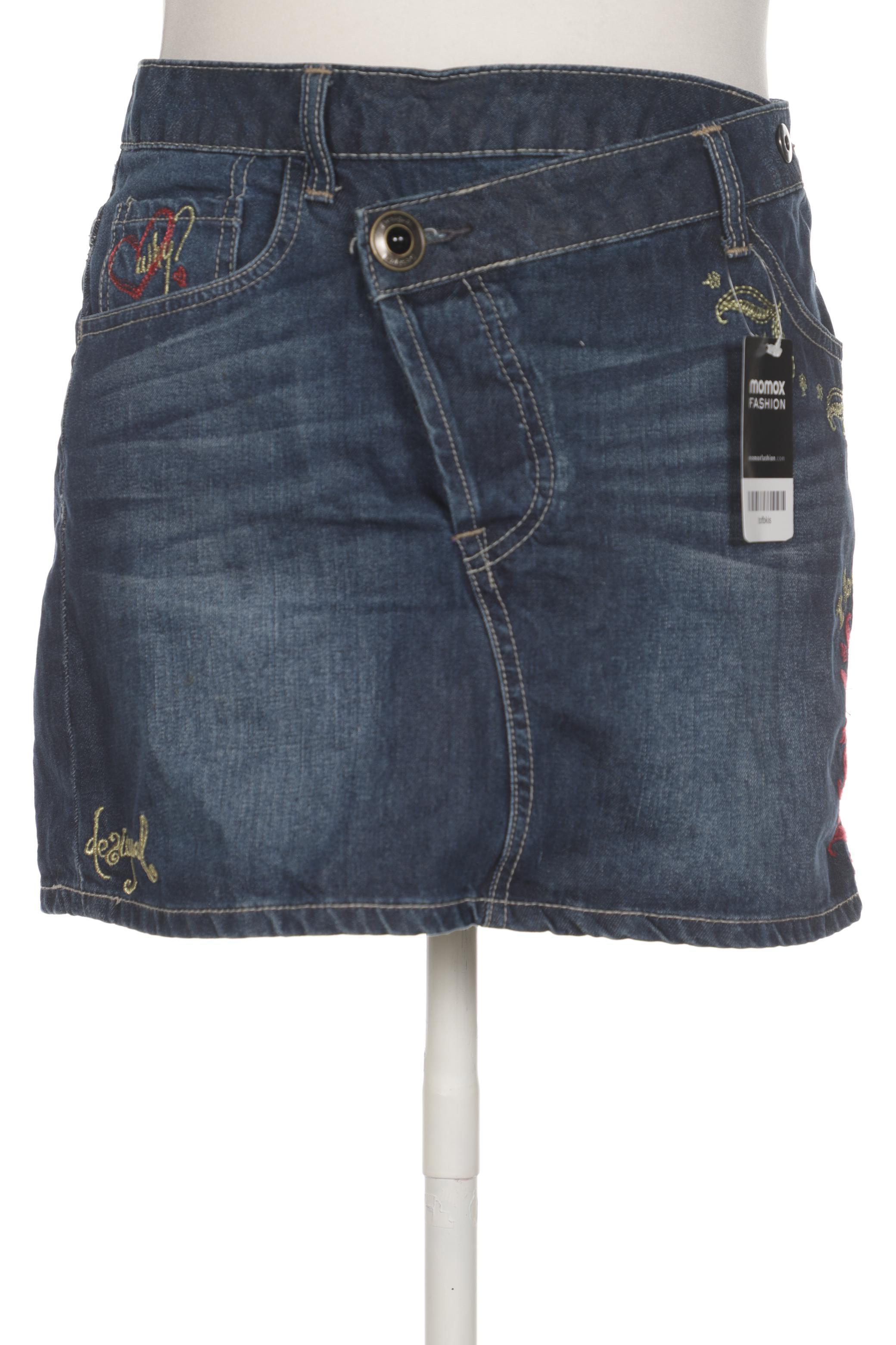 

Desigual Damen Rock, marineblau, Gr. 42