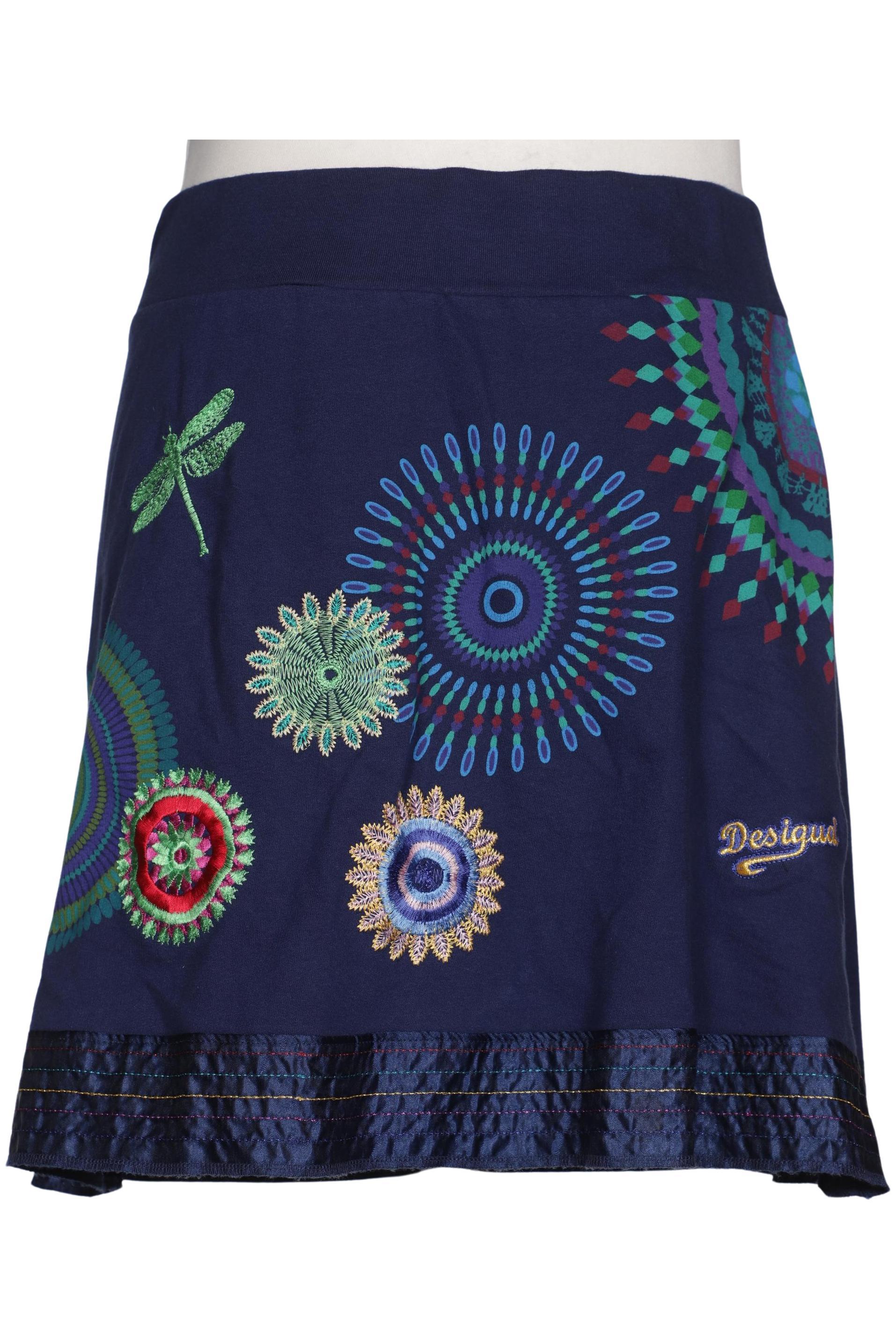 

Desigual Damen Rock, marineblau, Gr. 44