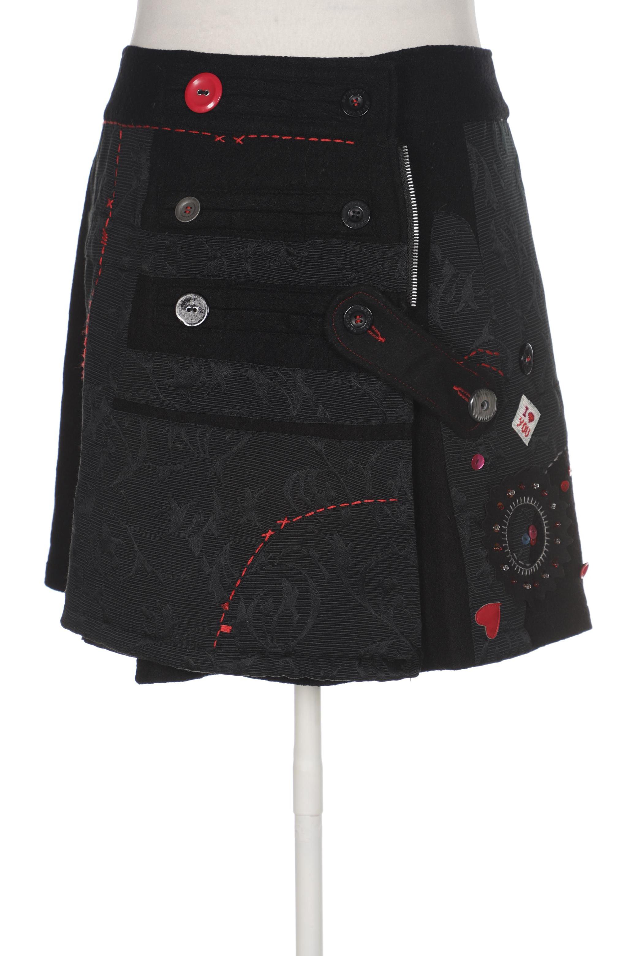 

Desigual Damen Rock, schwarz, Gr. 44