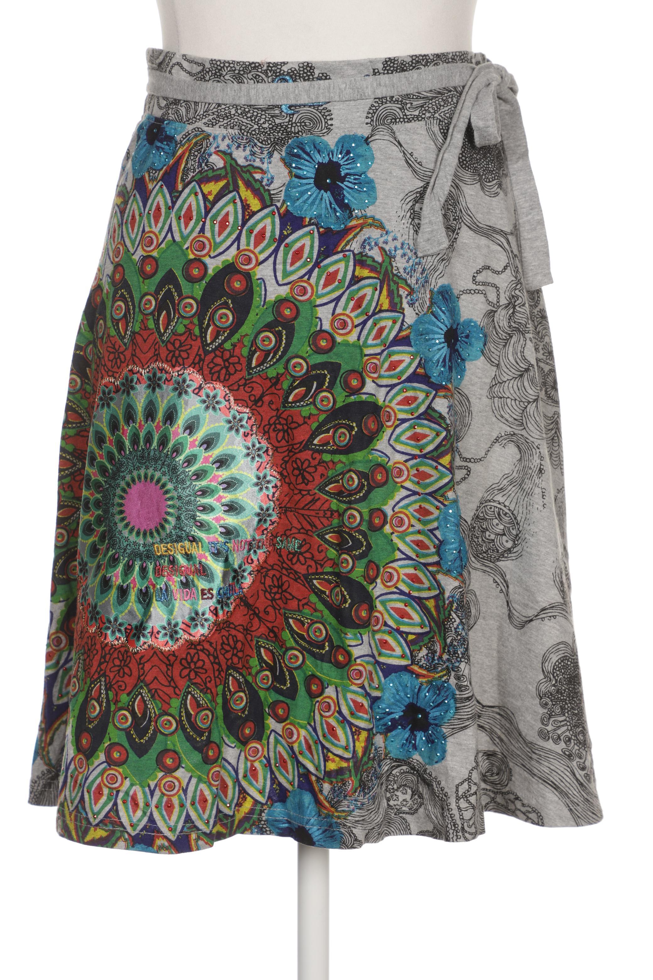 

Desigual Damen Rock, grau, Gr. 38