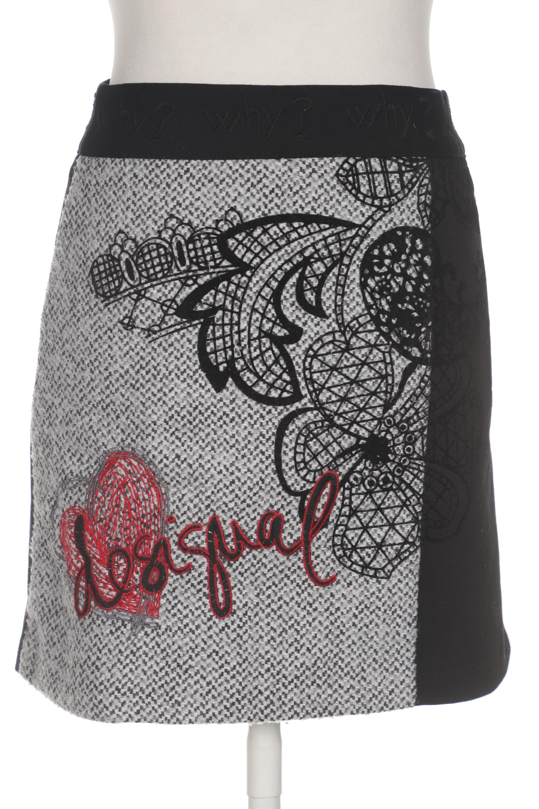 

Desigual Damen Rock, grau, Gr. 36