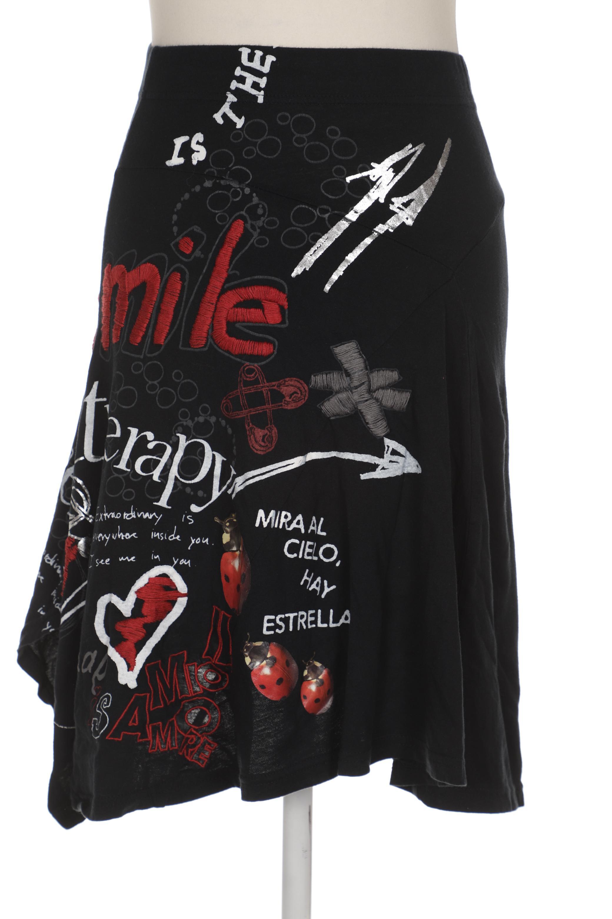 

Desigual Damen Rock, schwarz, Gr. 34