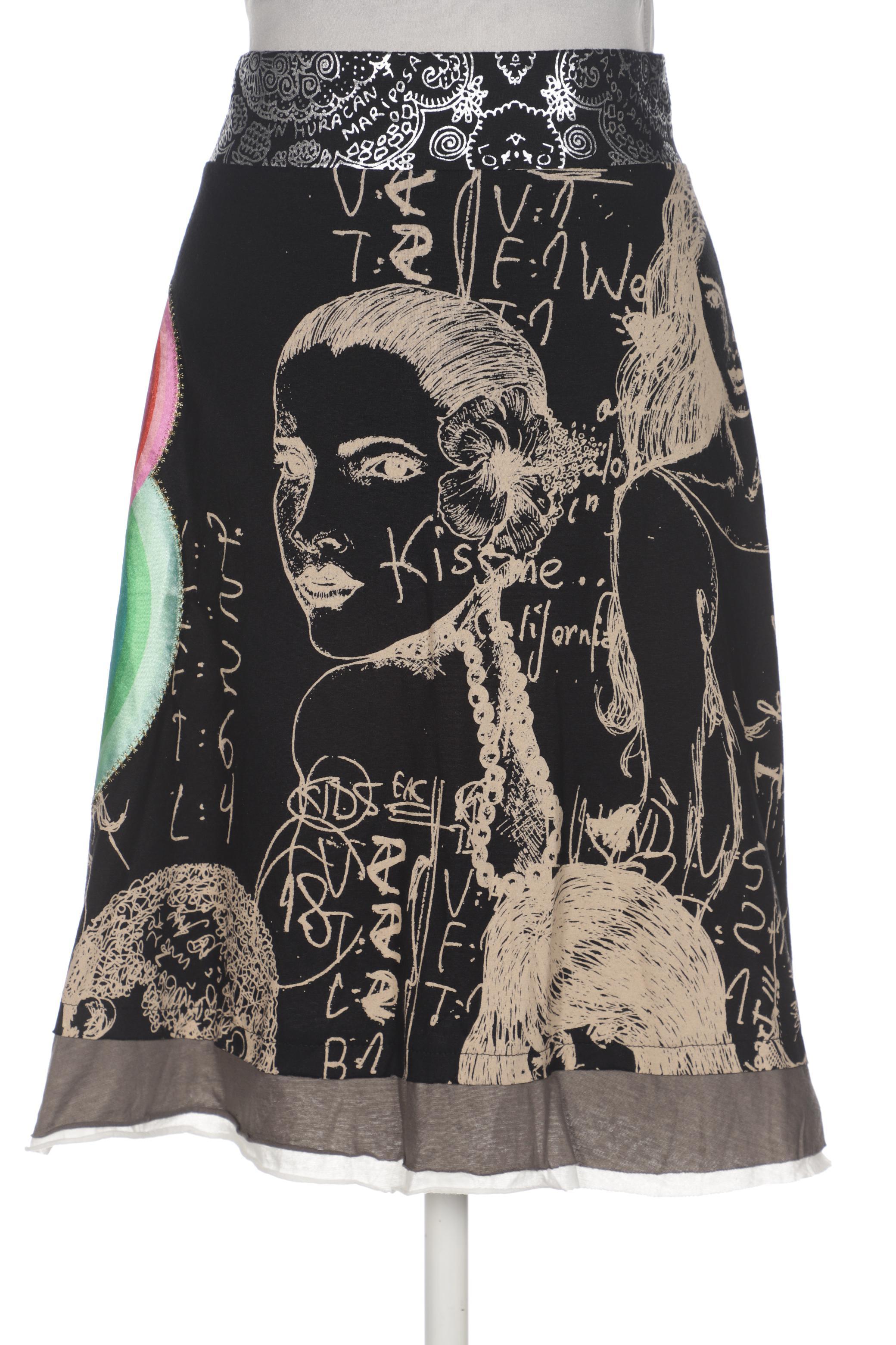 

Desigual Damen Rock, schwarz, Gr. 38