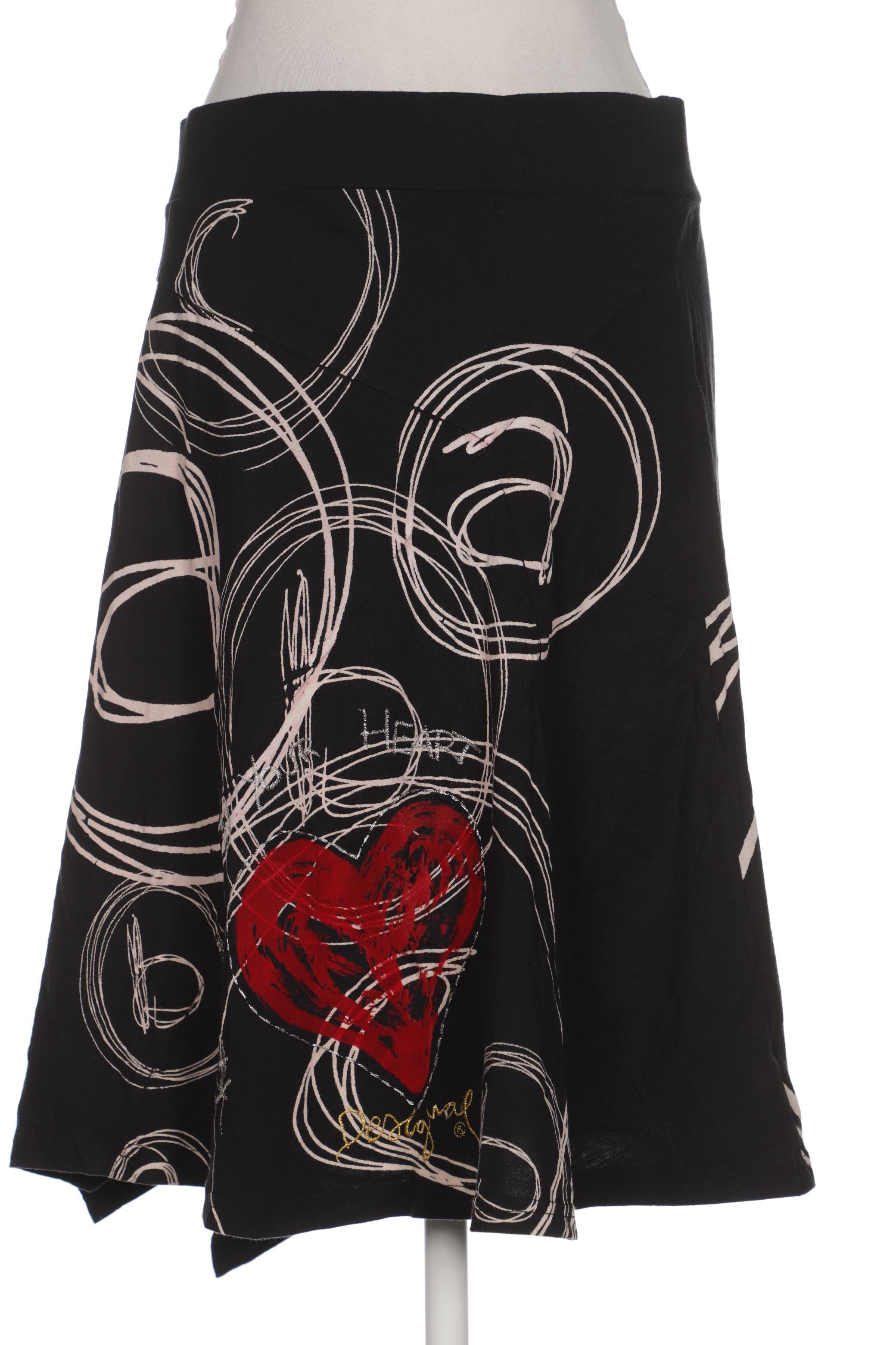 

Desigual Damen Rock, schwarz, Gr. 38