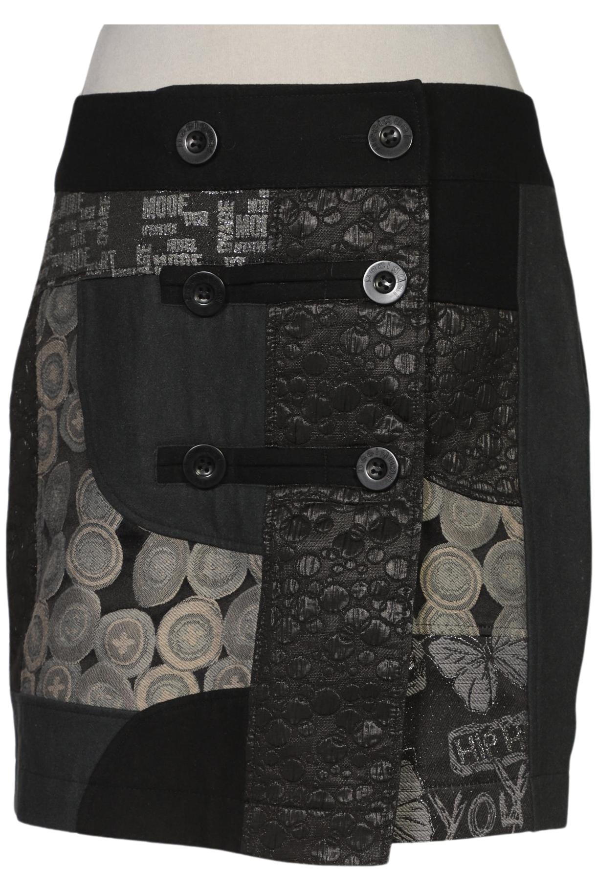 

Desigual Damen Rock, schwarz, Gr. 38