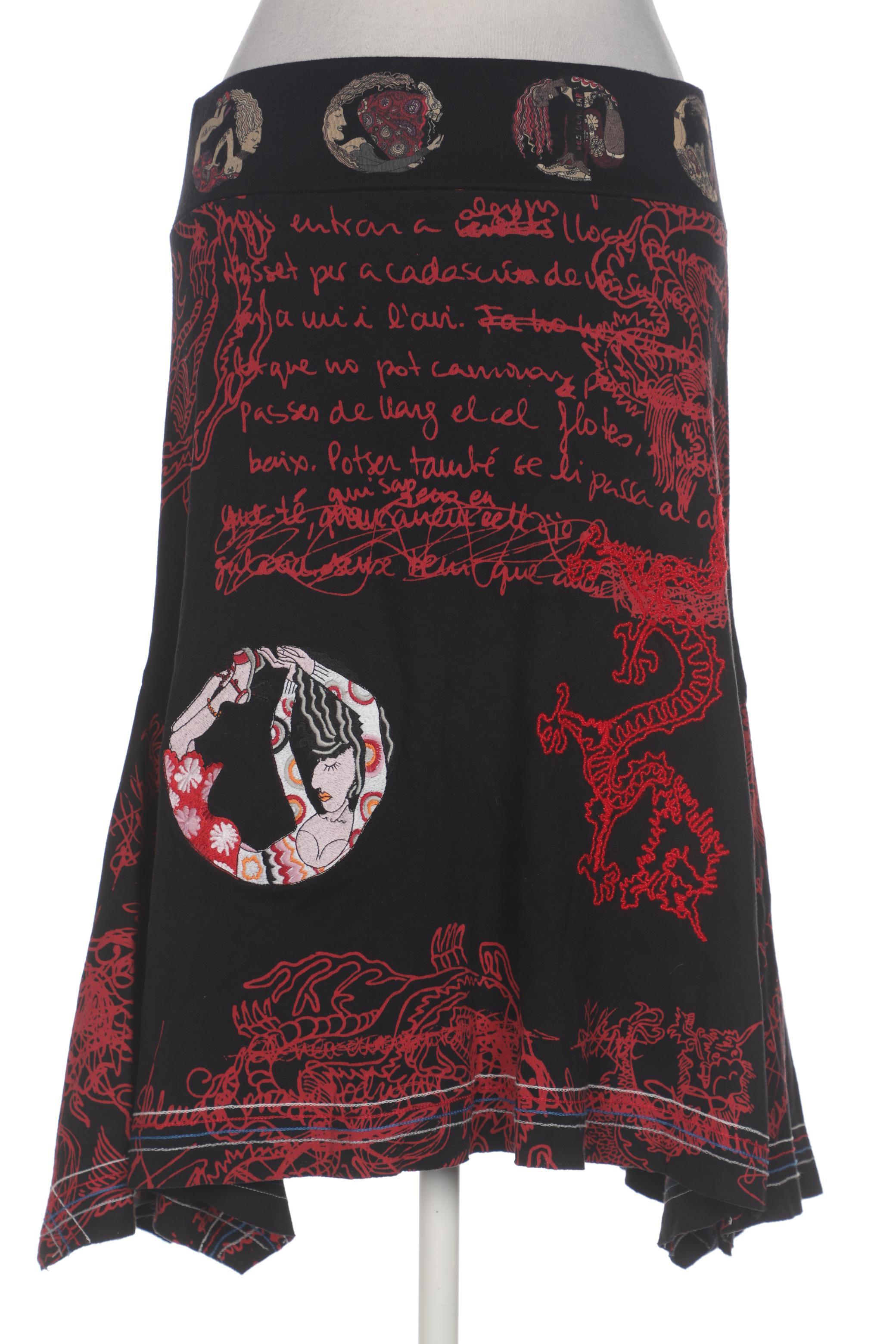 

Desigual Damen Rock, schwarz, Gr. 38