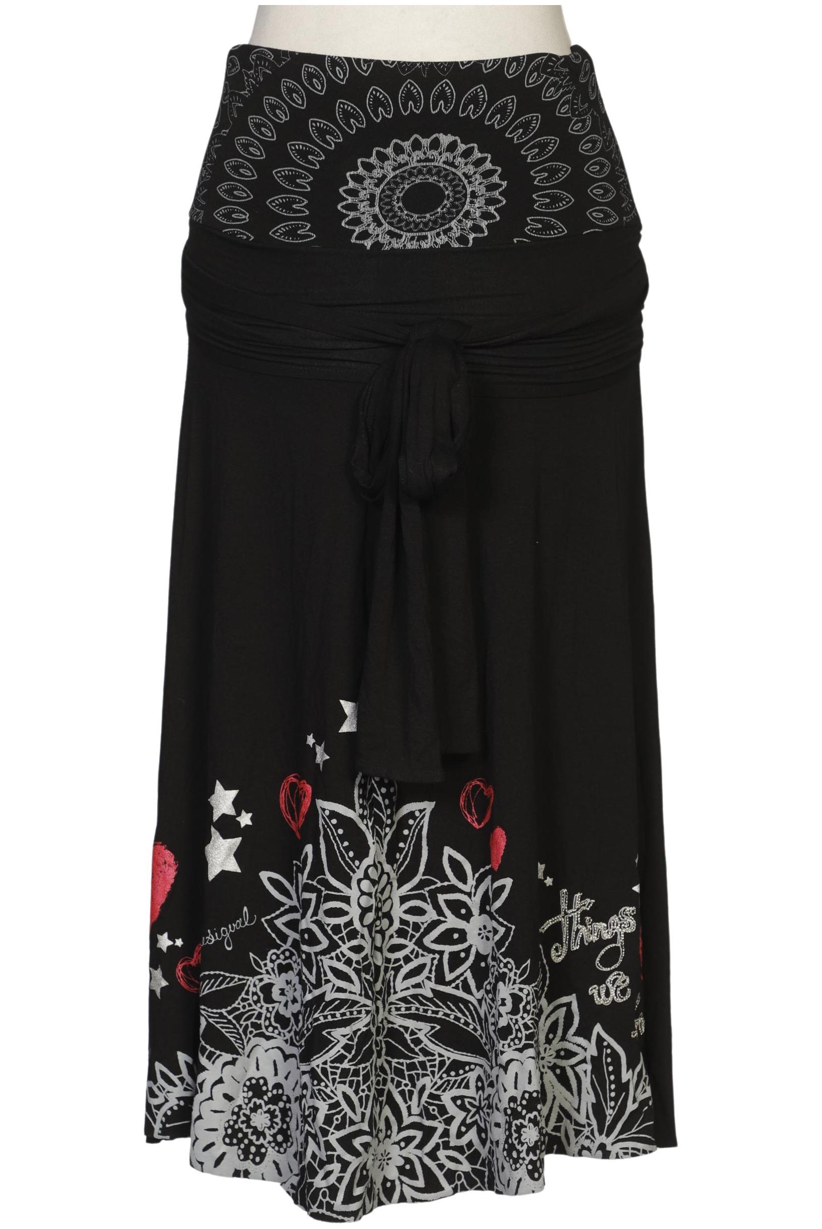 

Desigual Damen Rock, schwarz, Gr. 36