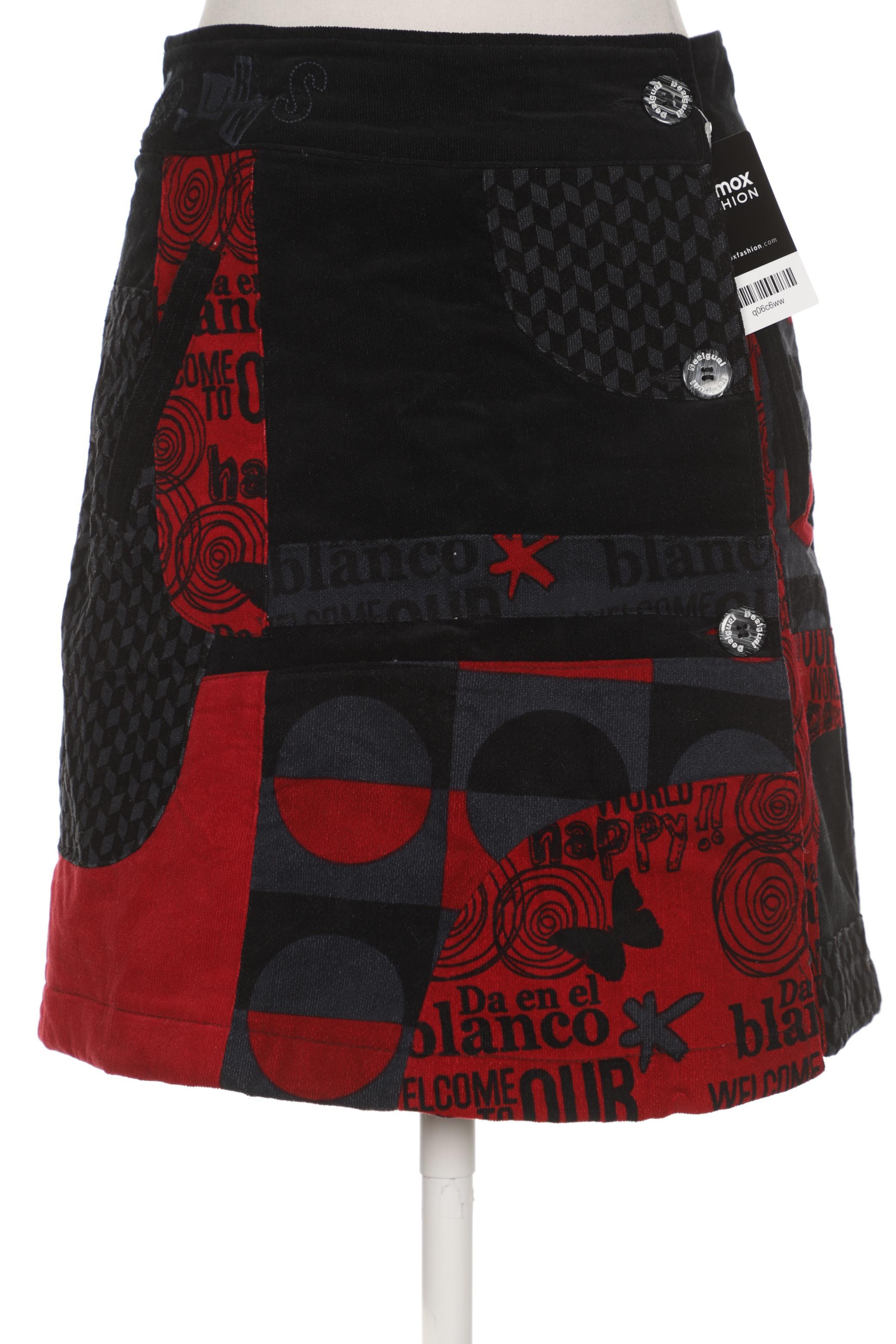 

Desigual Damen Rock, schwarz, Gr. 38