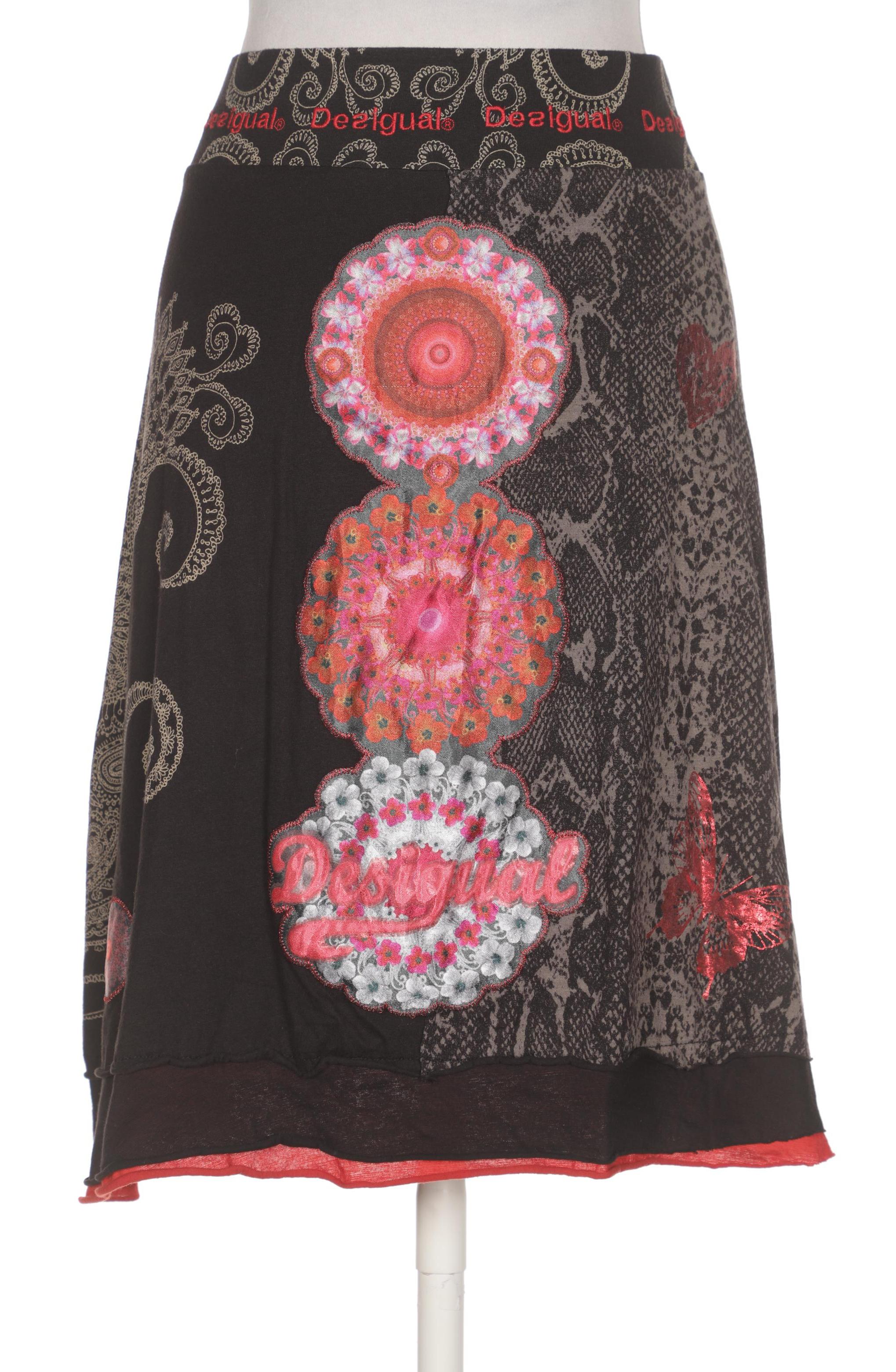 

Desigual Damen Rock, schwarz, Gr. 38